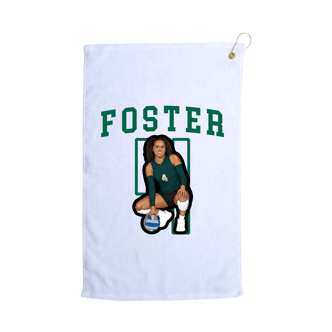 Golf Towel — Shirsey in White