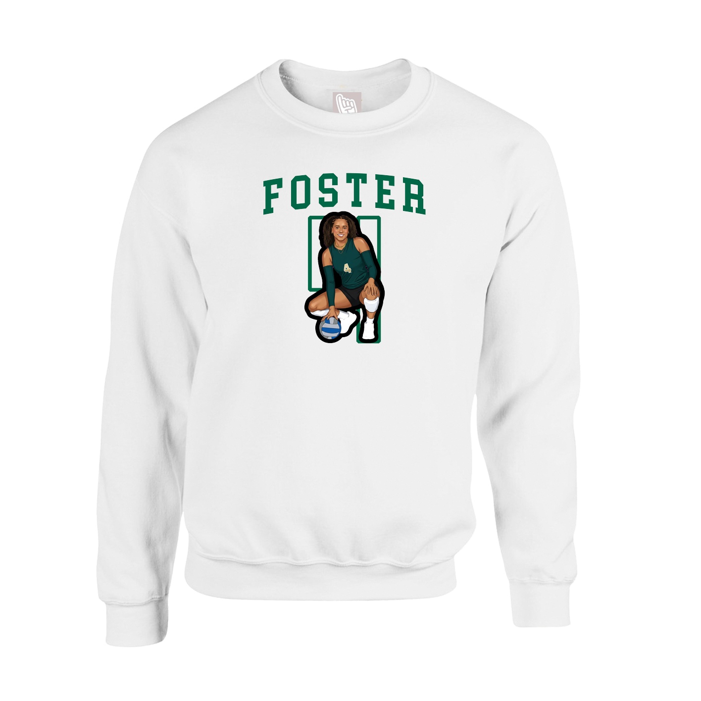 Fleece Crew — Shirsey in White