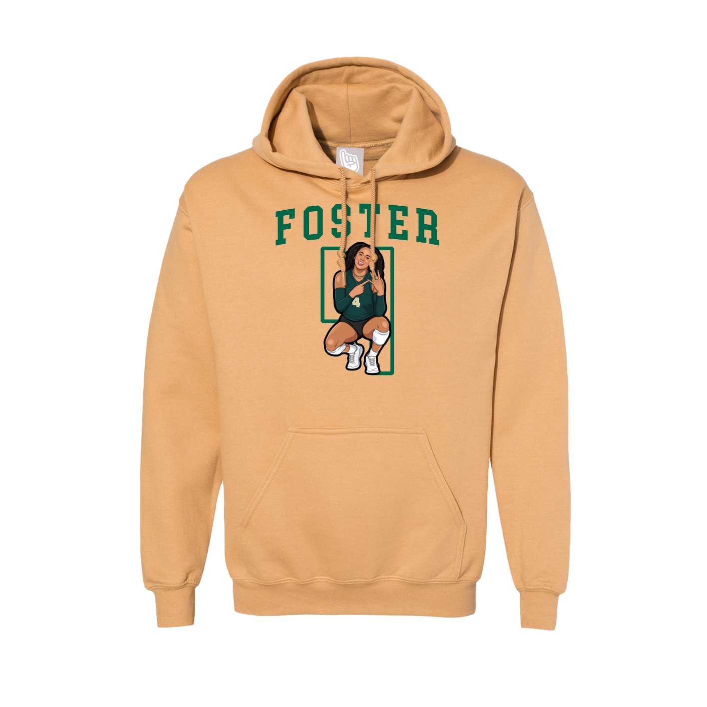 Hoodie — Shirsey in Vegas Gold