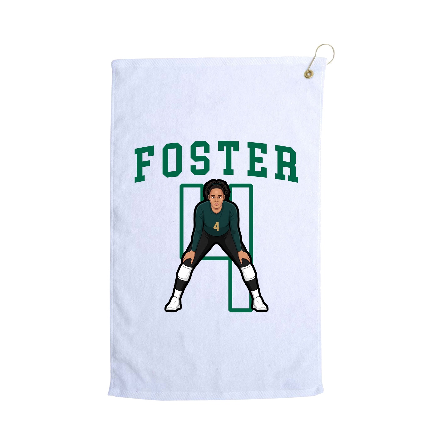 Golf Towel — Shirsey in White