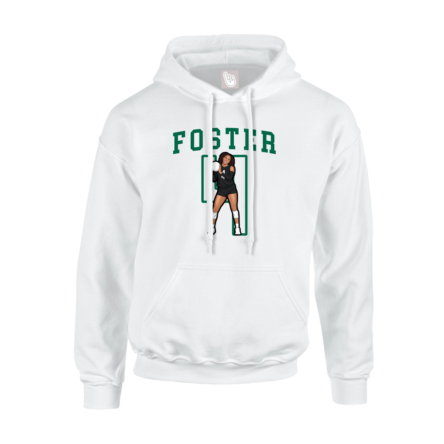 Youth Hoodie — Shirsey in White