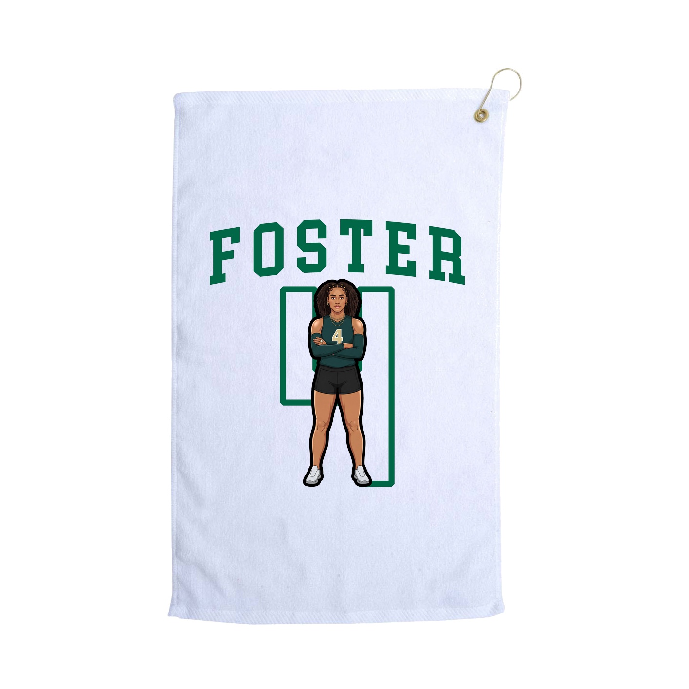Golf Towel — Shirsey in White