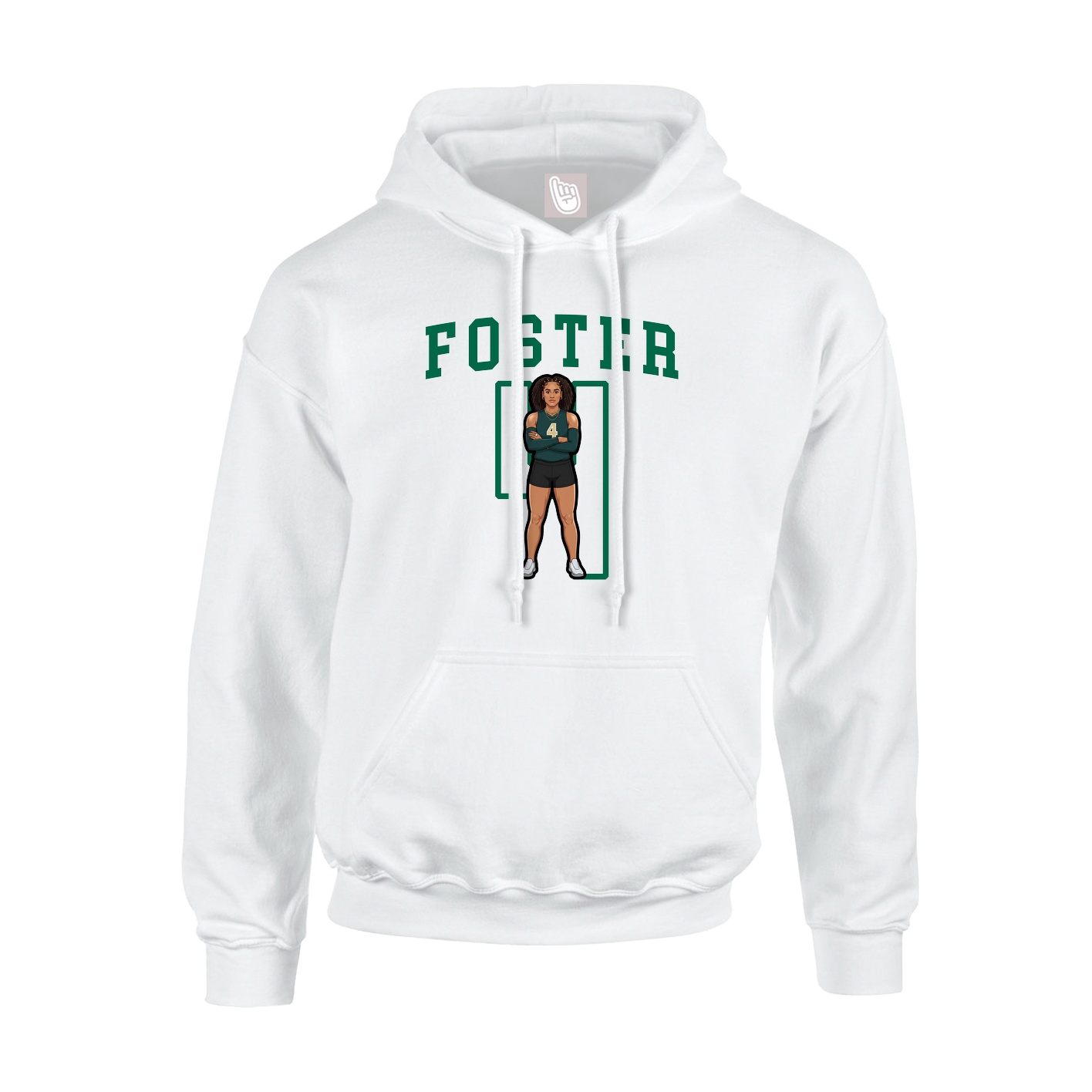 Youth Hoodie — Shirsey in White