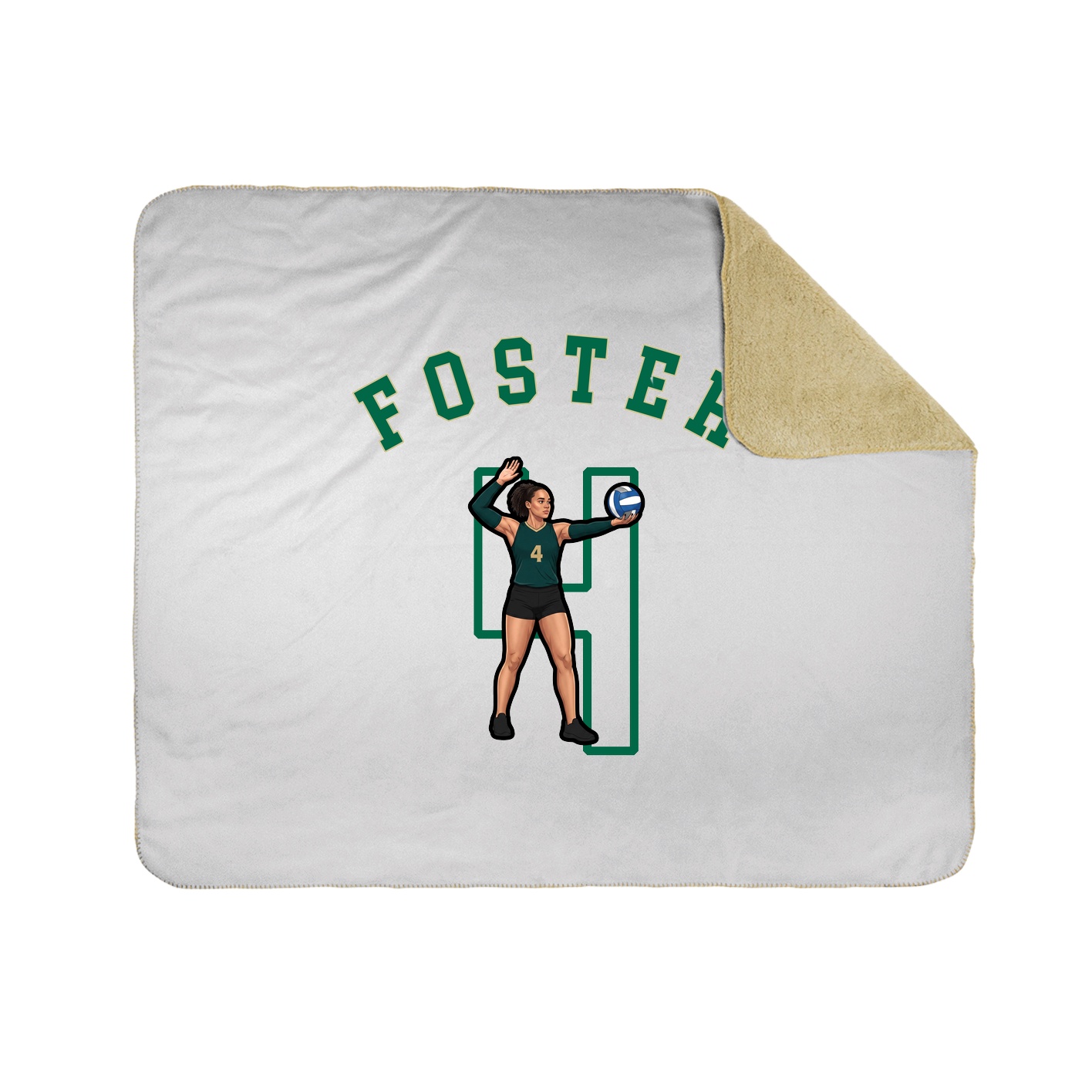 Throw Blanket — Shirsey Arch in White