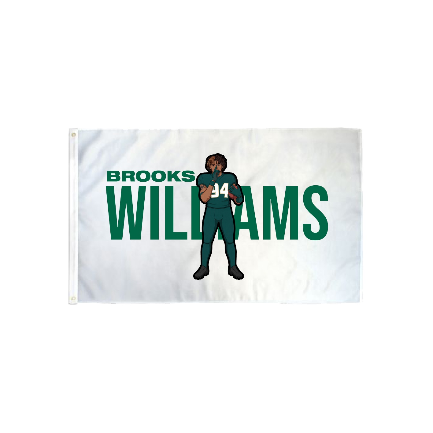 3x5 Flag — Player Name in Classic