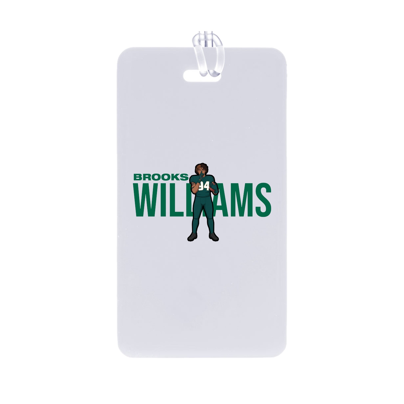 Bag Tag — Player Name in Classic