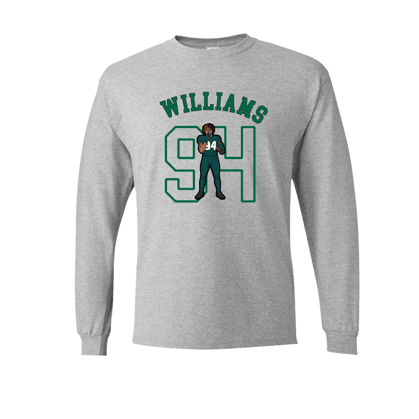 Long Sleeve Tee — Shirsey Arch in Grey