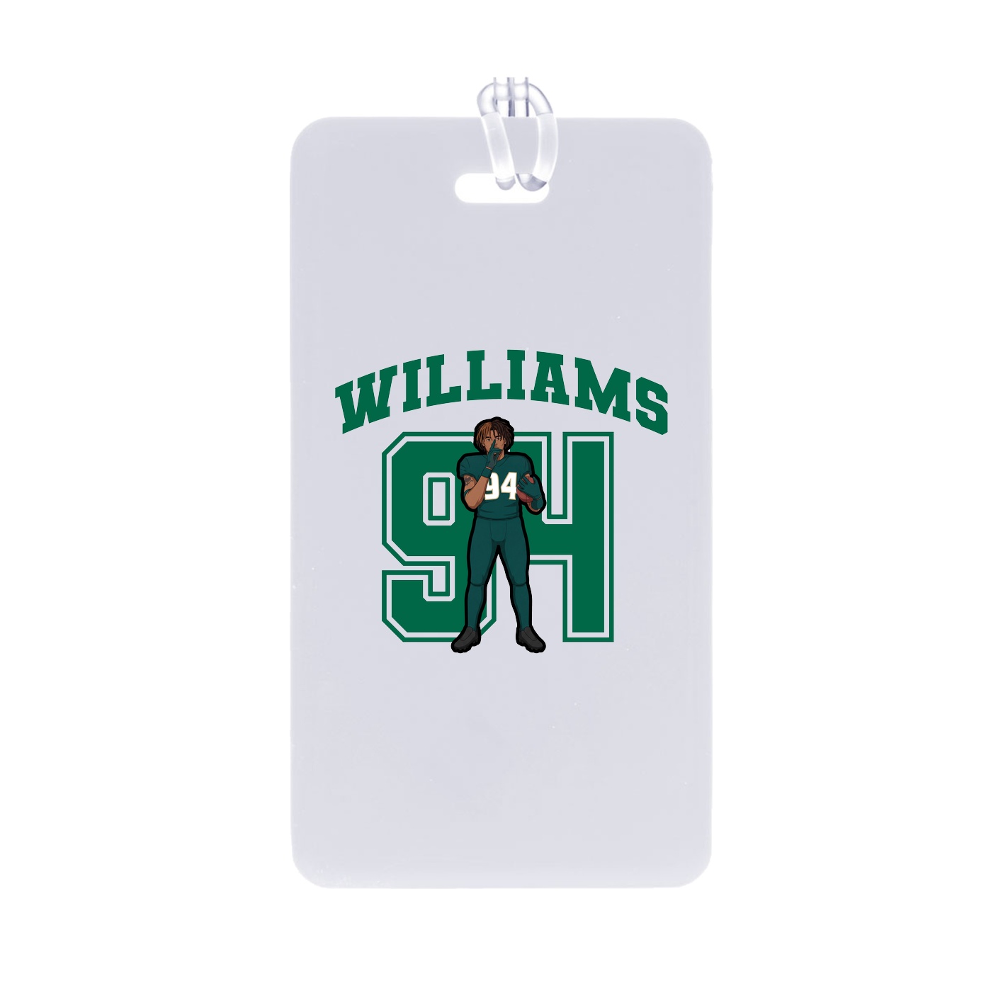 Bag Tag — Number in Classic