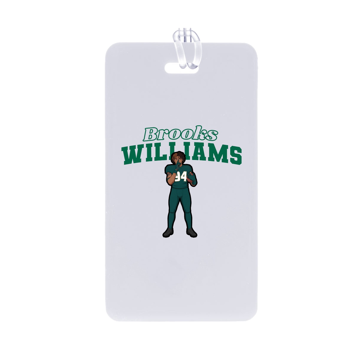 Bag Tag — Name Arch in Classic