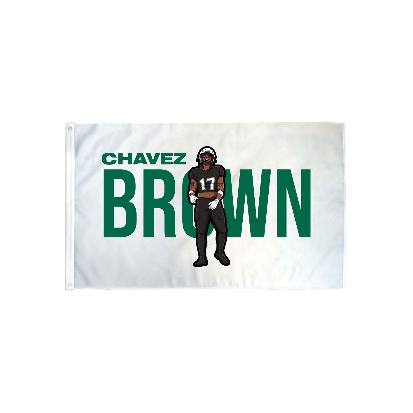 3x5 Flag — Player Name in Classic