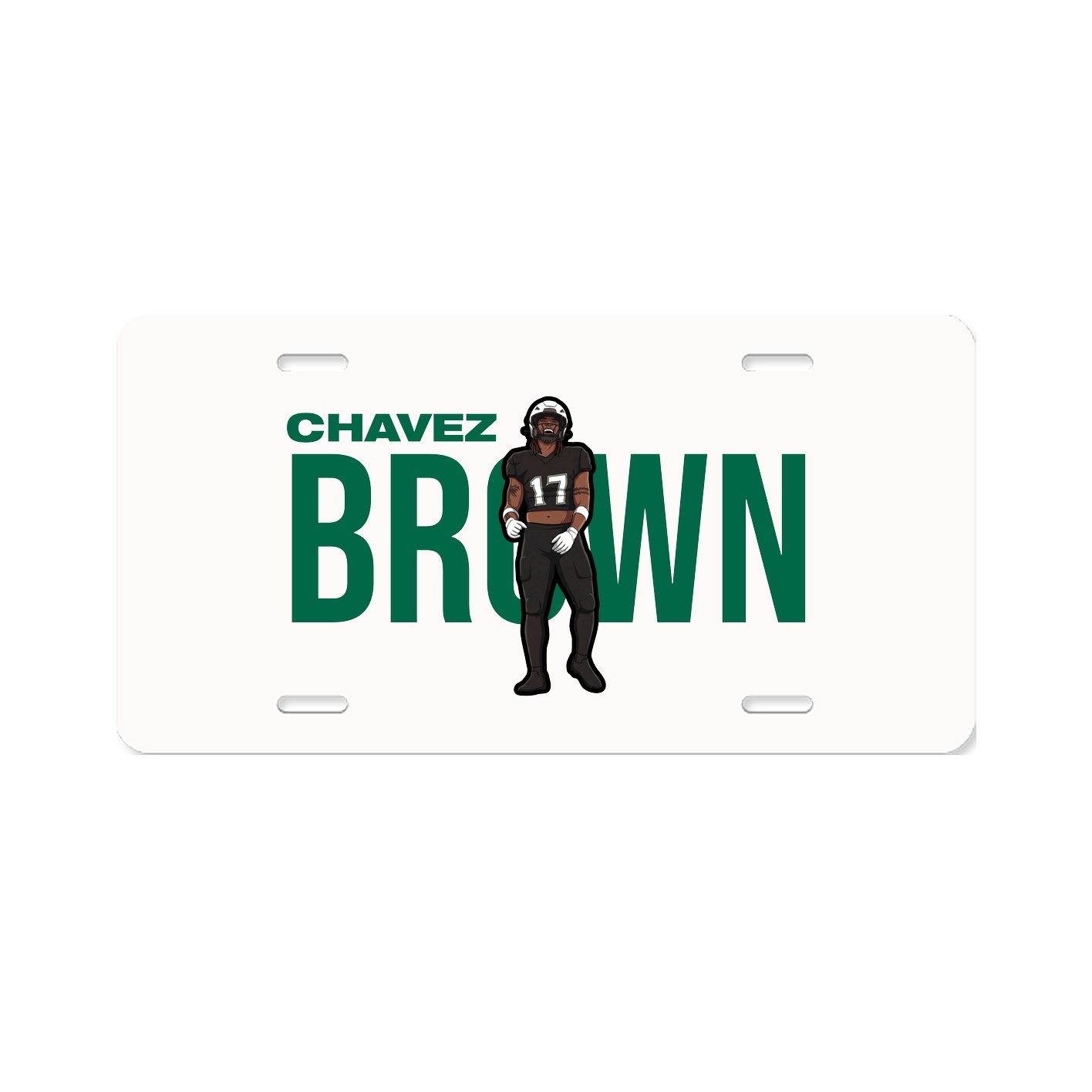 License Plate — Player Name in Classic