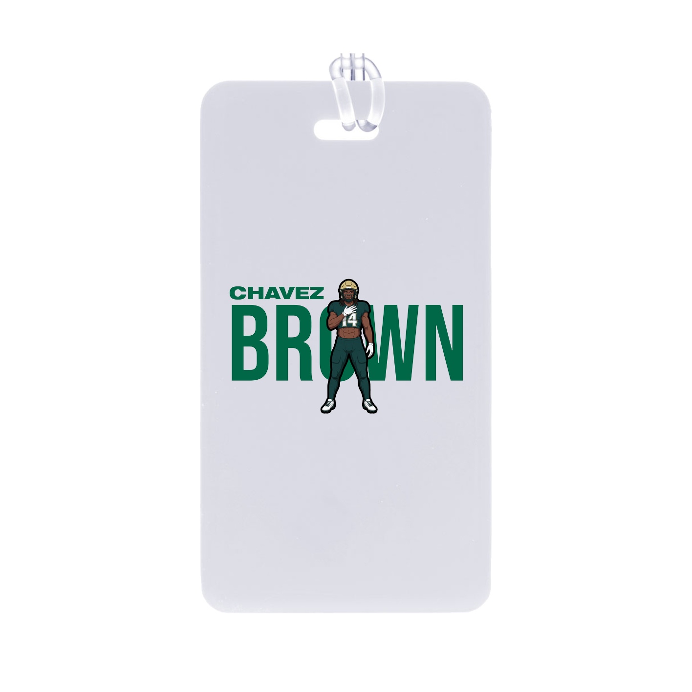 Bag Tag — Player Name in Classic