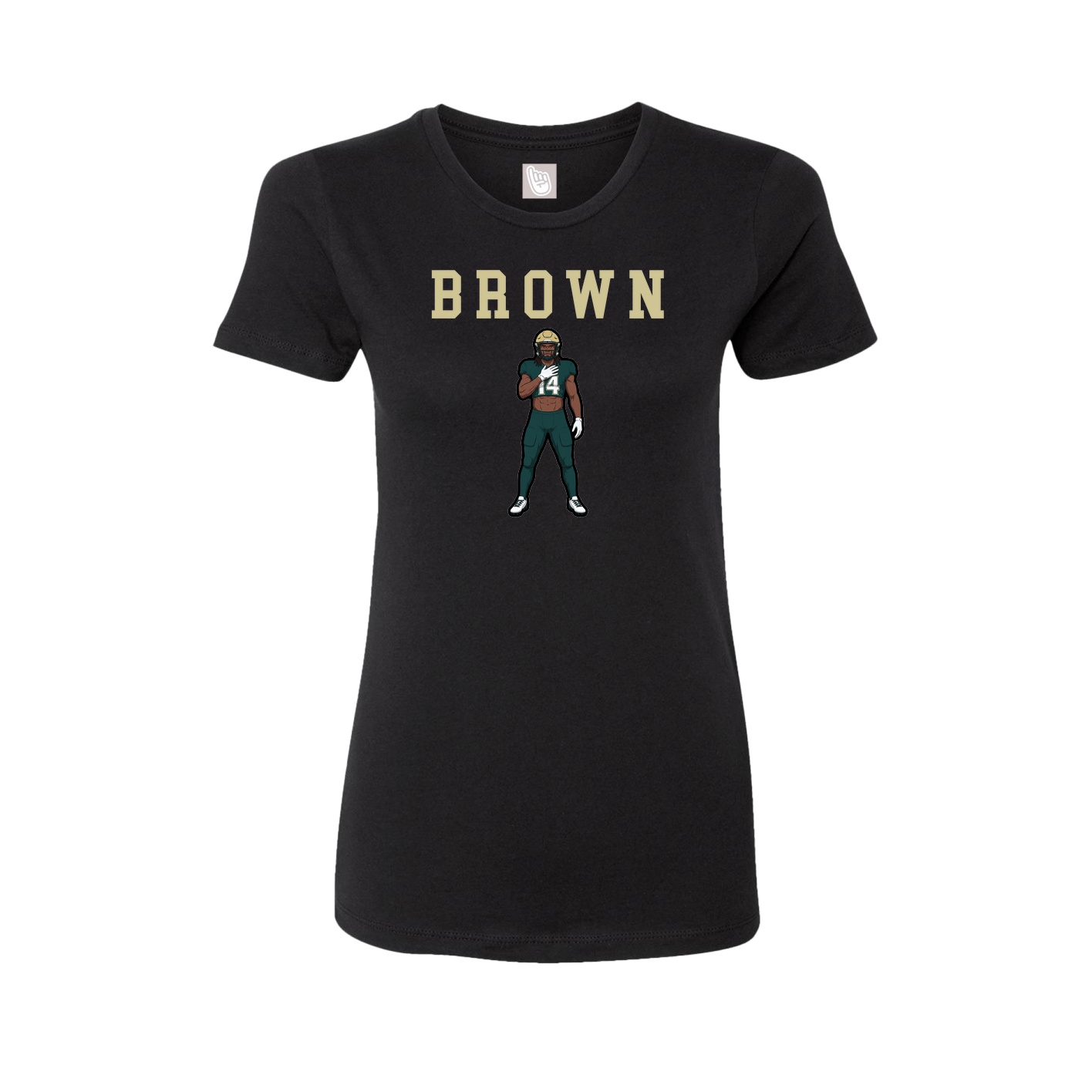 Fitted Women's Tee — Shirsey in Black