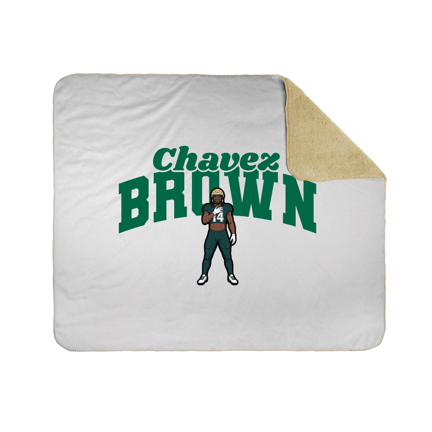 Throw Blanket — Signature Arch in White