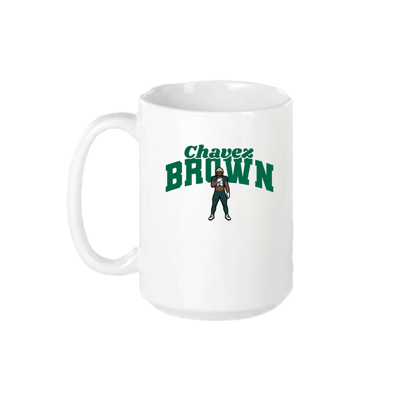 15oz Coffee Mug — Signature Arch in White