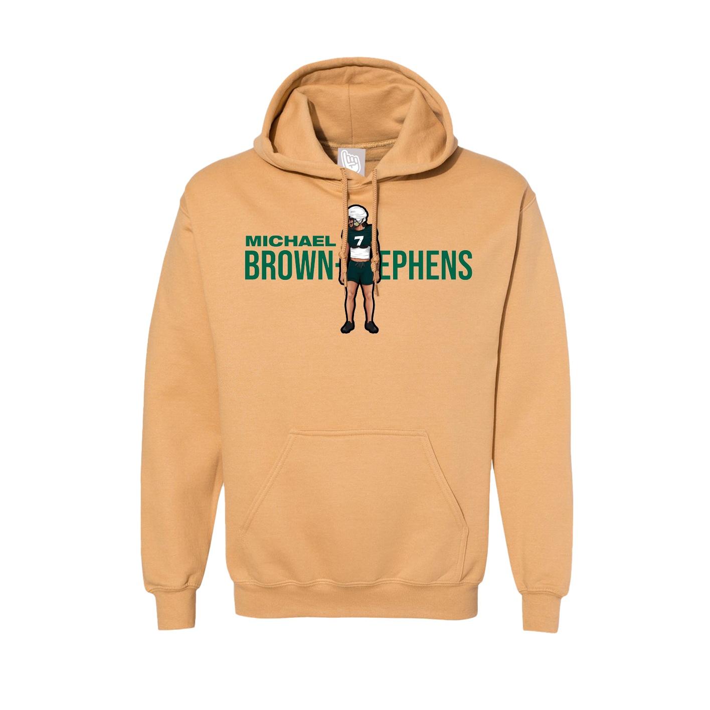 Hoodie — Player Name in Vegas Gold