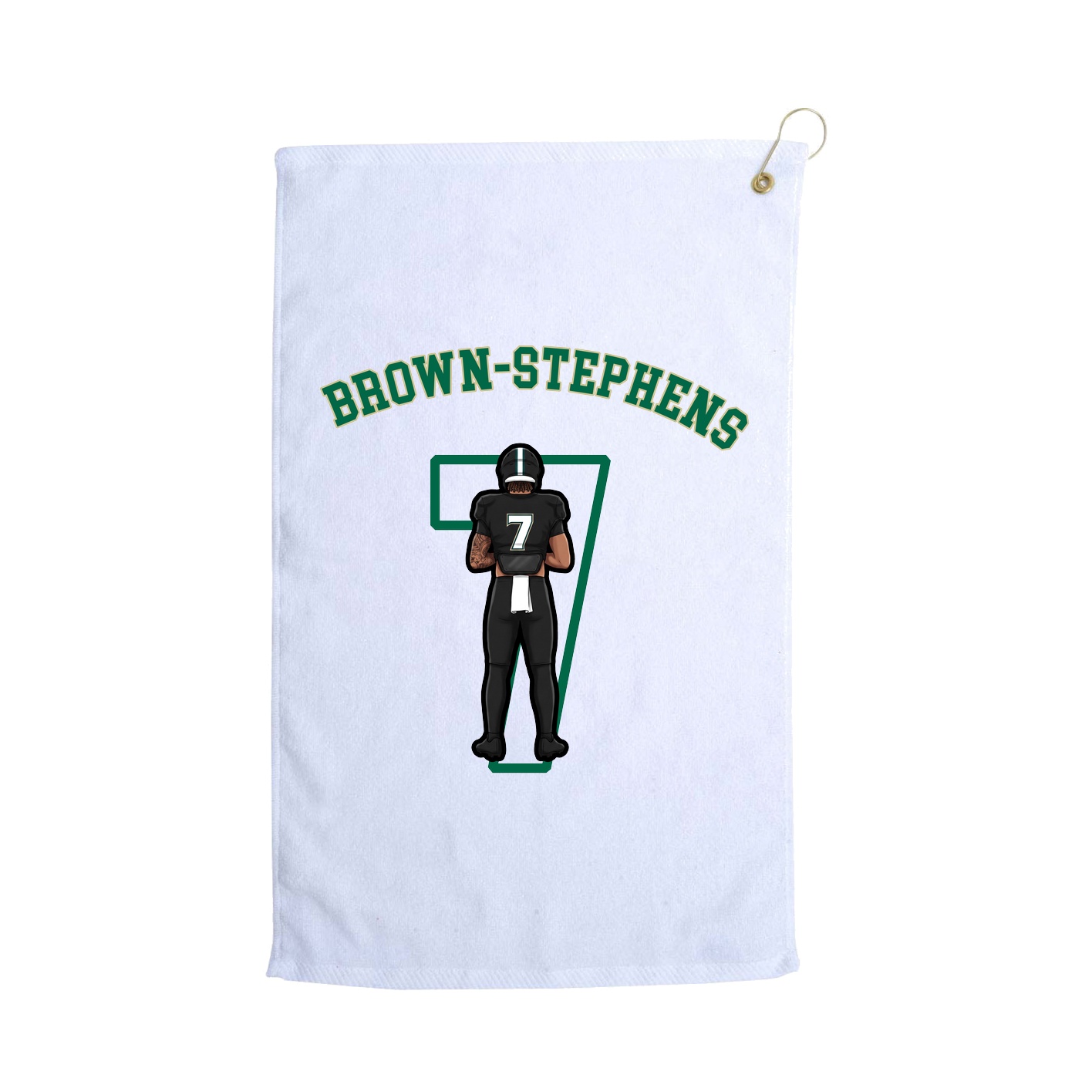 Golf Towel — Shirsey Arch in White