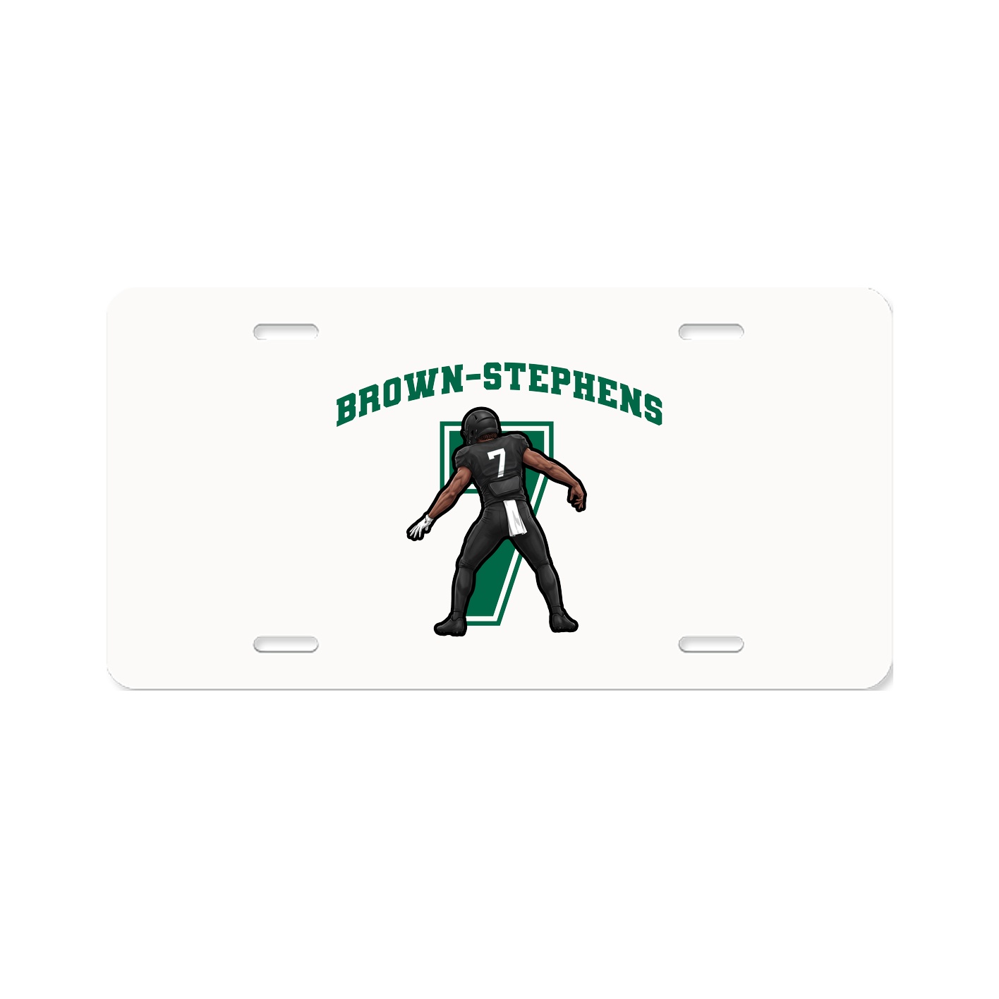 License Plate — Number in Classic