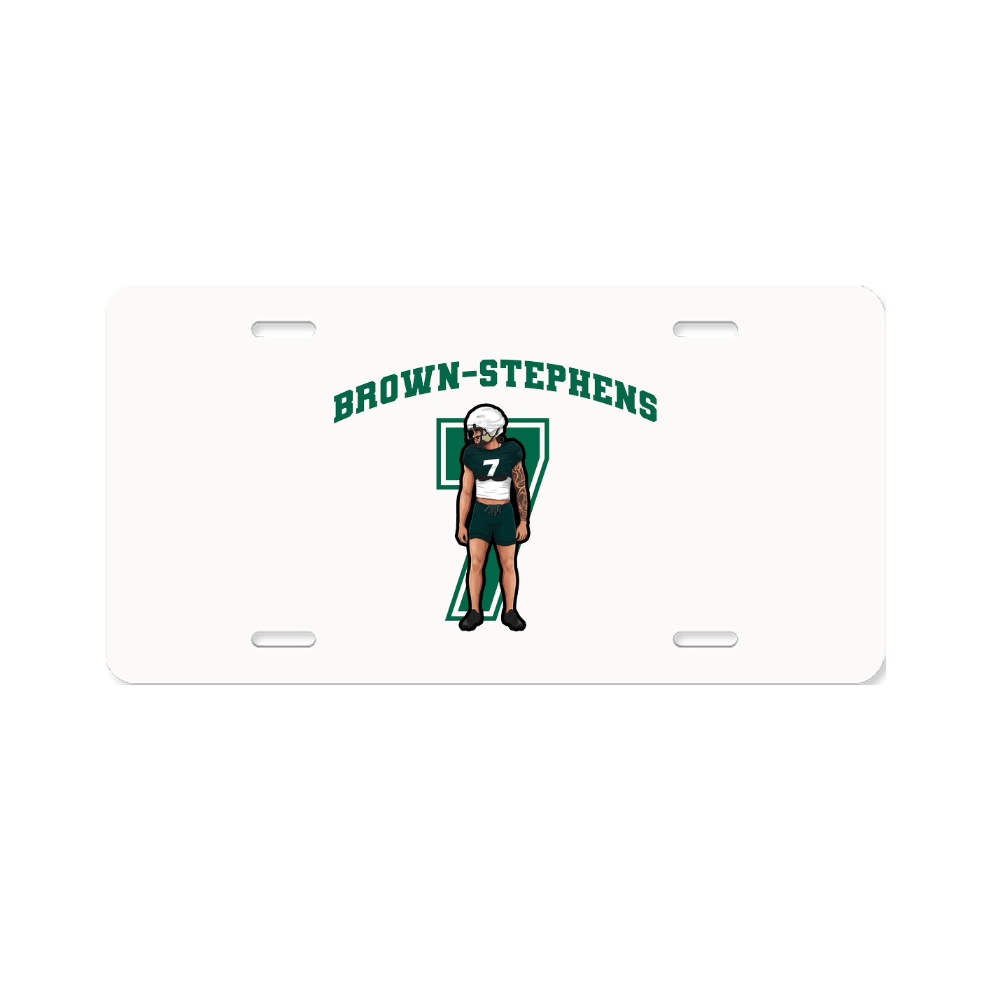 License Plate — Number in Classic