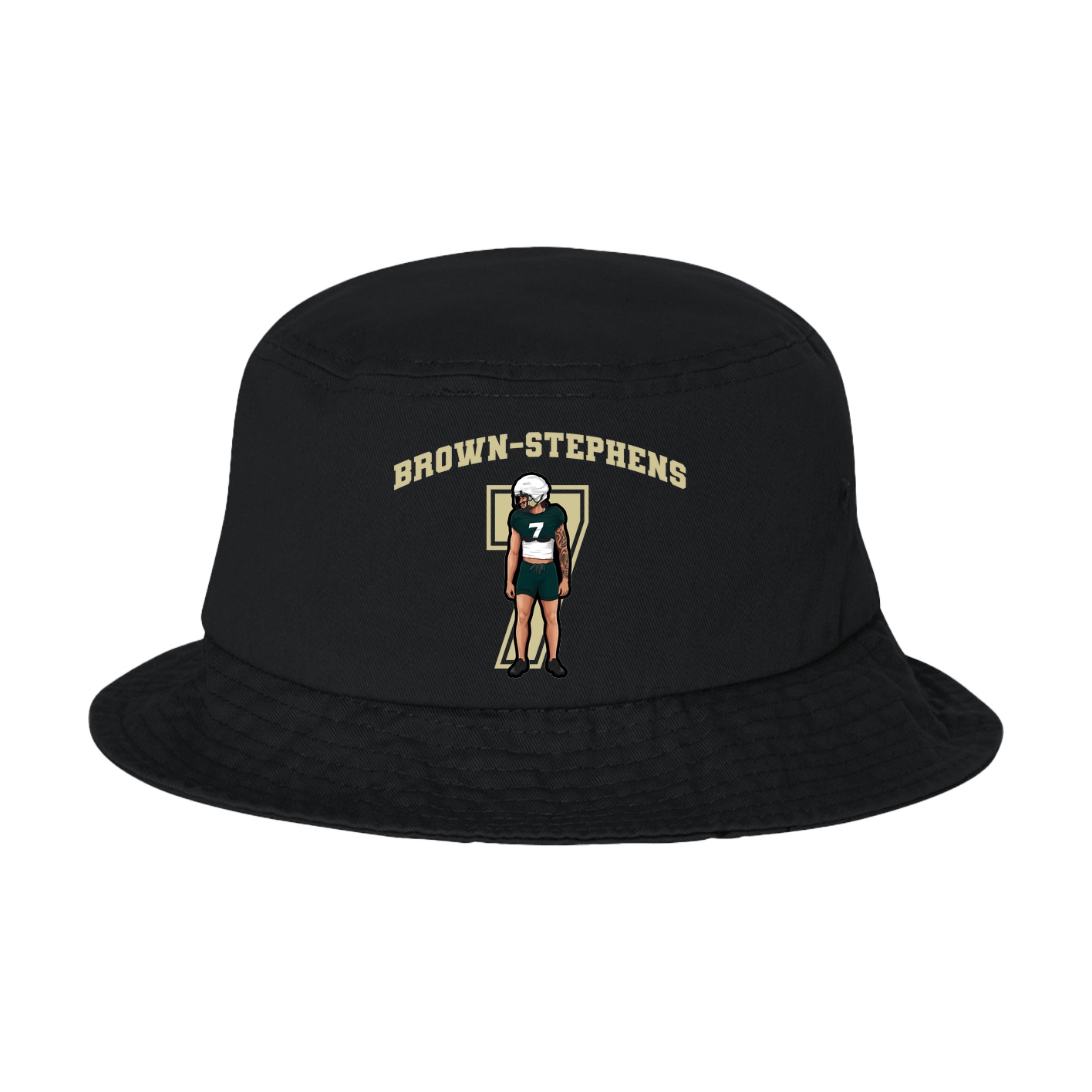Bucket Cap — Number in Black
