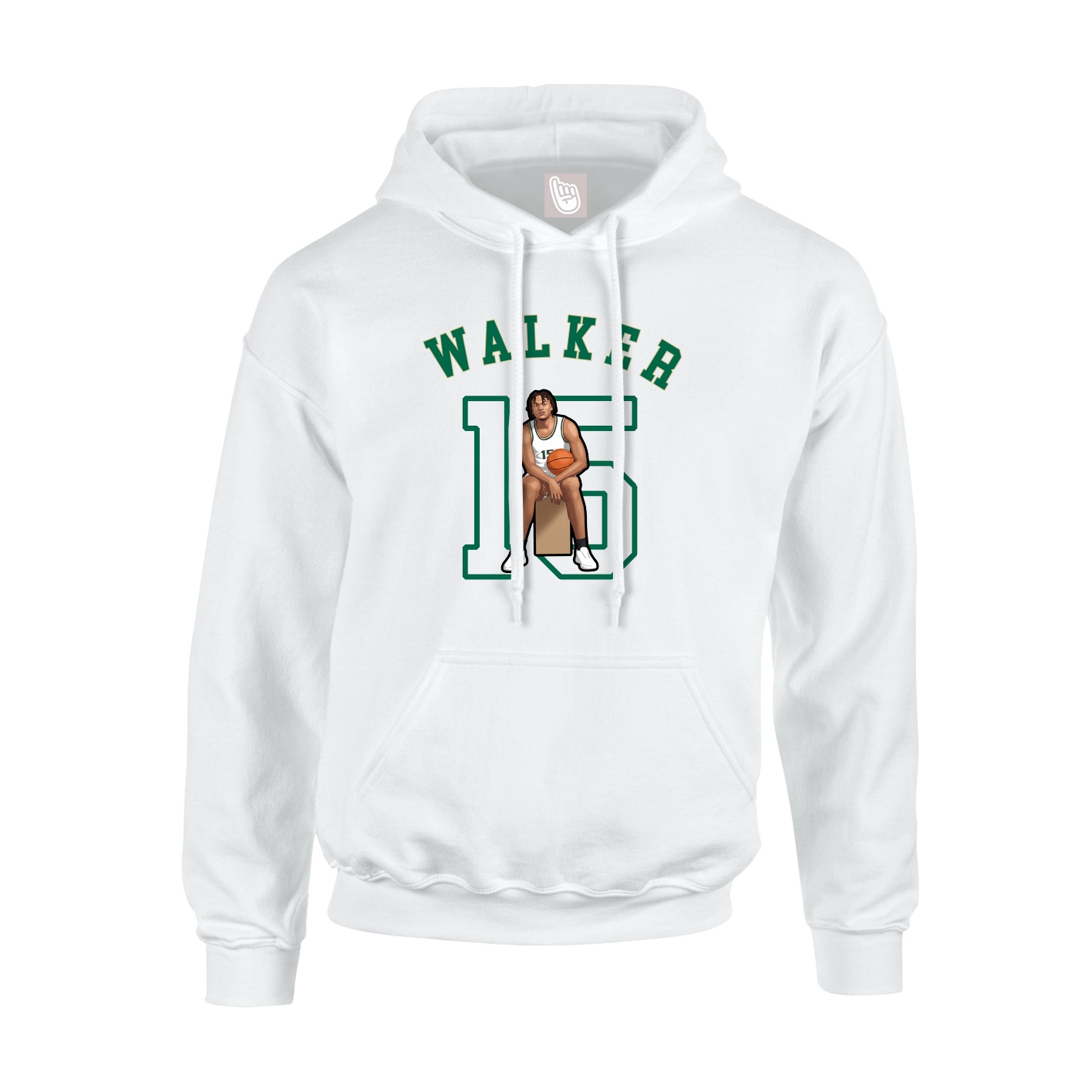 Hoodie — Shirsey Arch in White