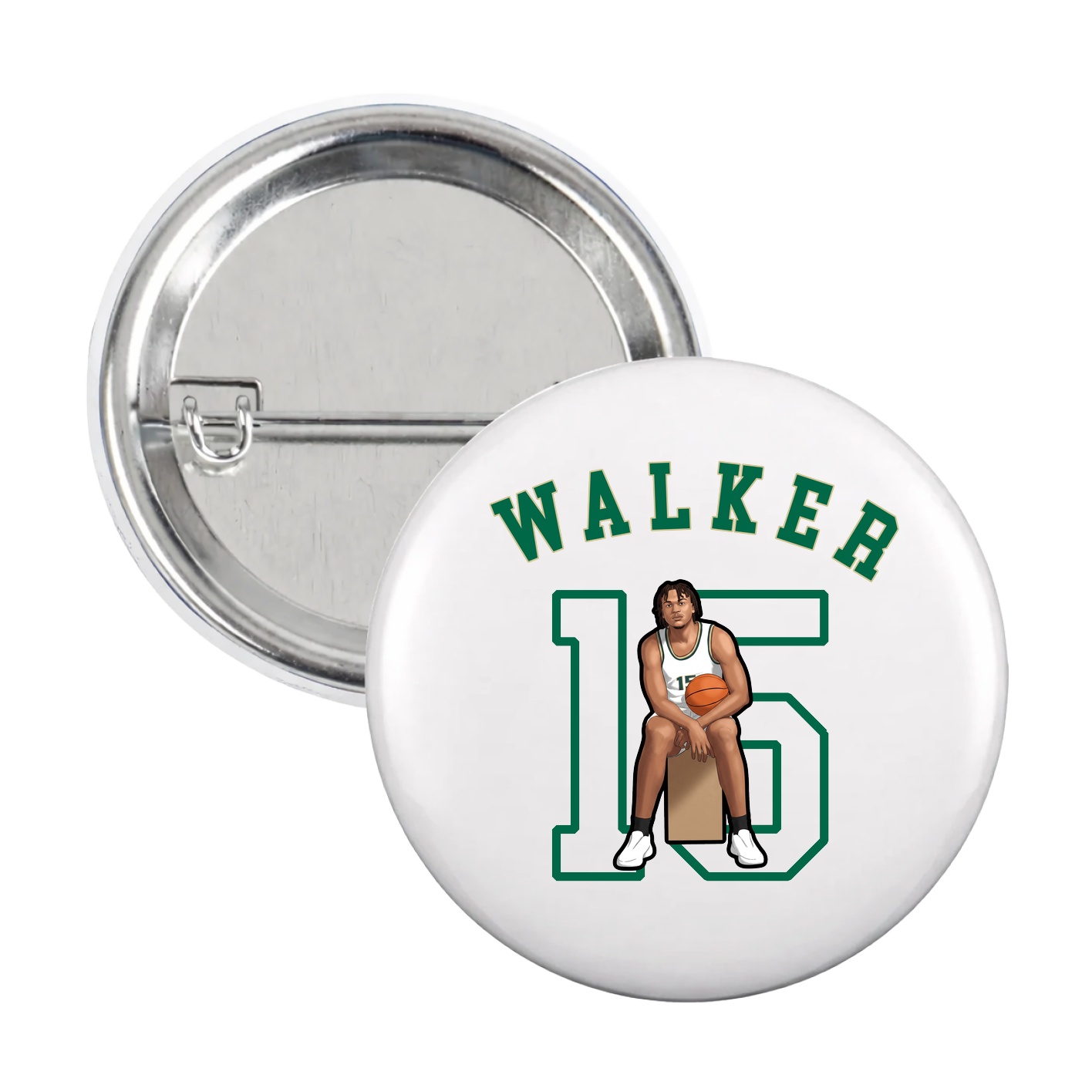 Game Day Button — Shirsey Arch in White