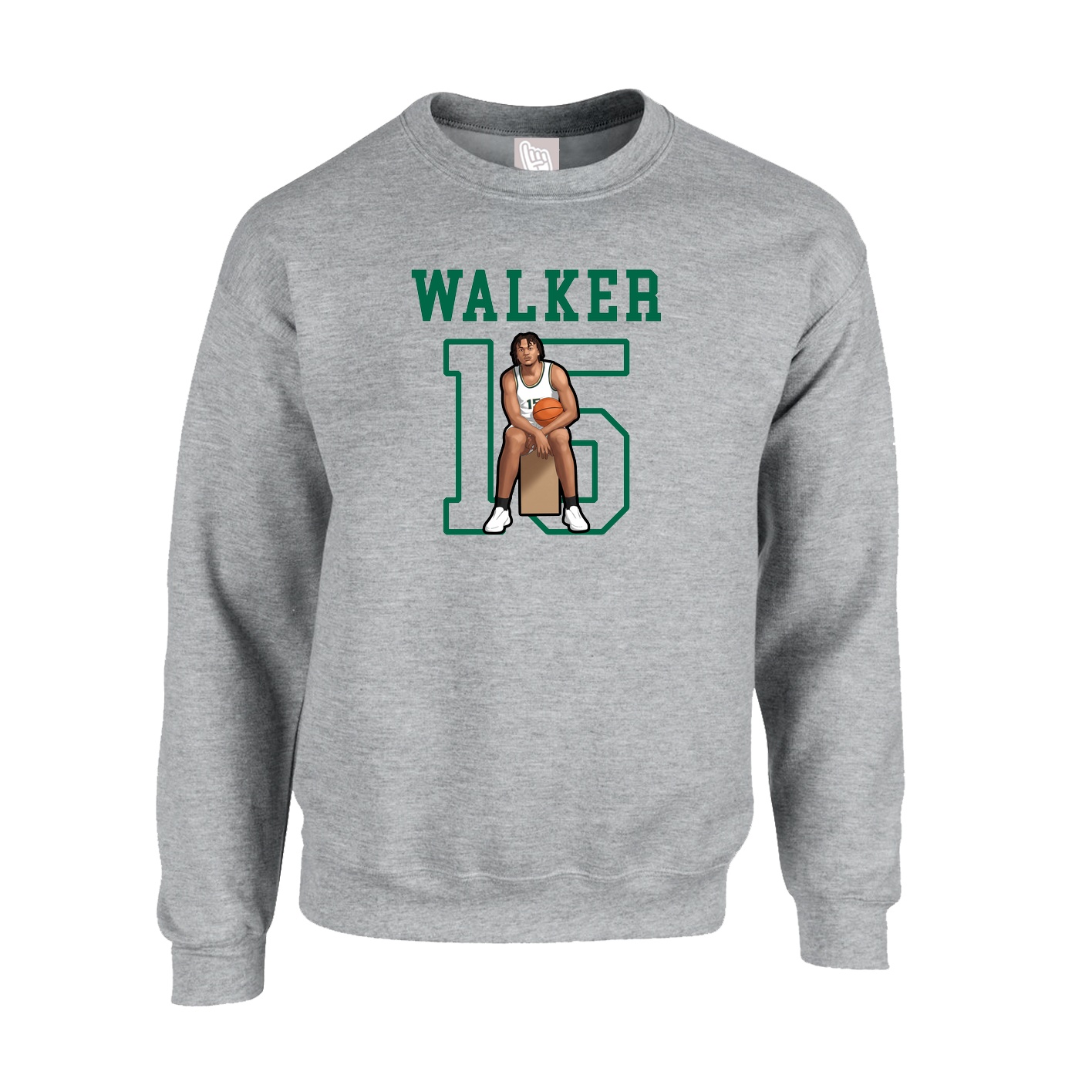 Fleece Crew — Shirsey in Grey
