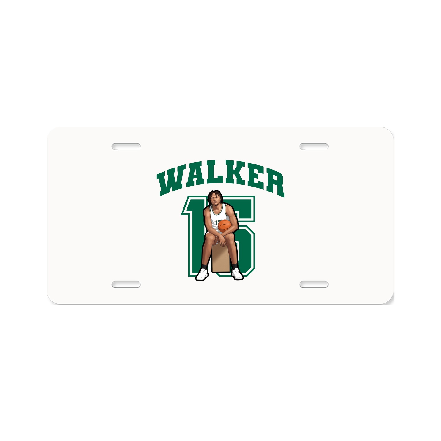 License Plate — Number in Classic