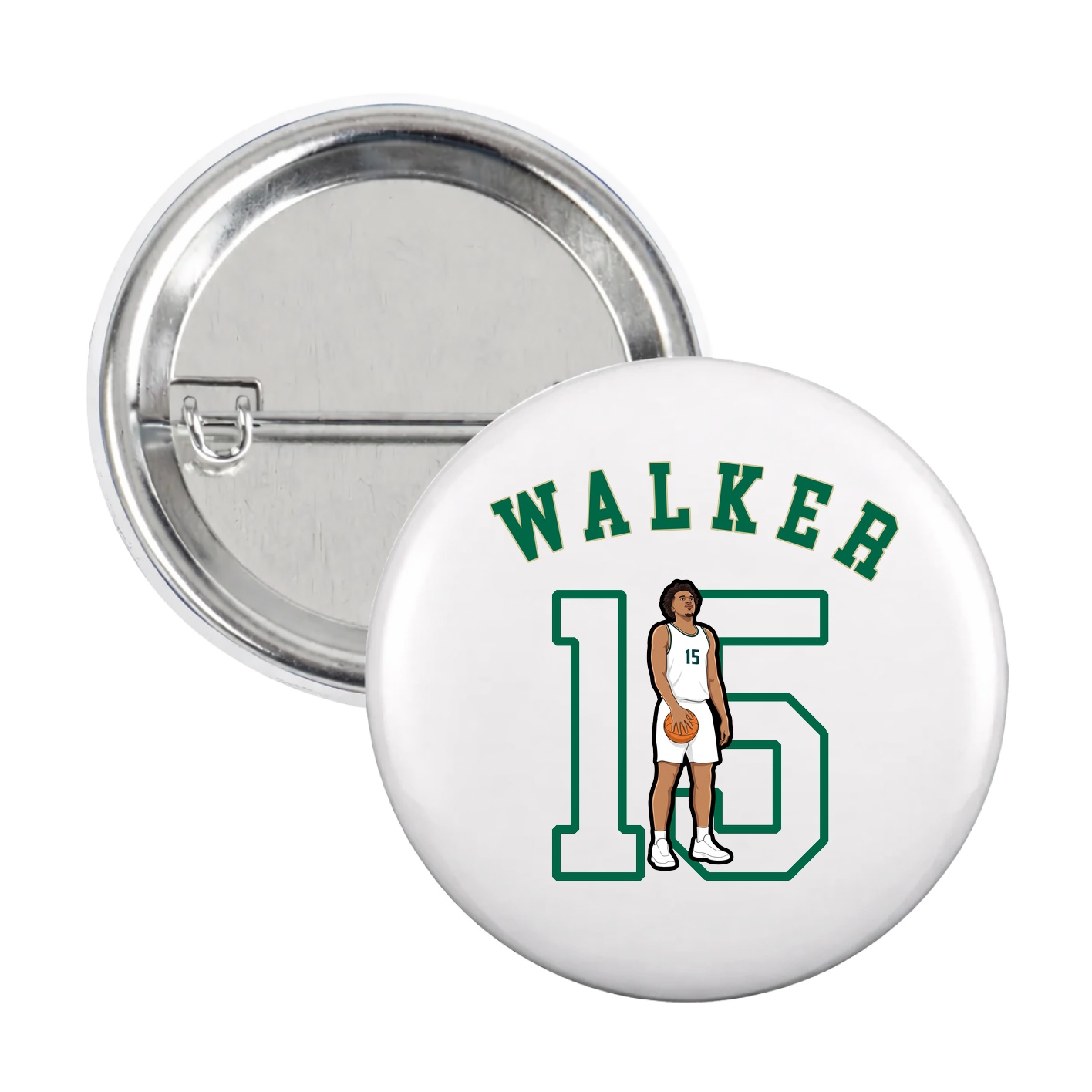 Game Day Button — Shirsey Arch in White