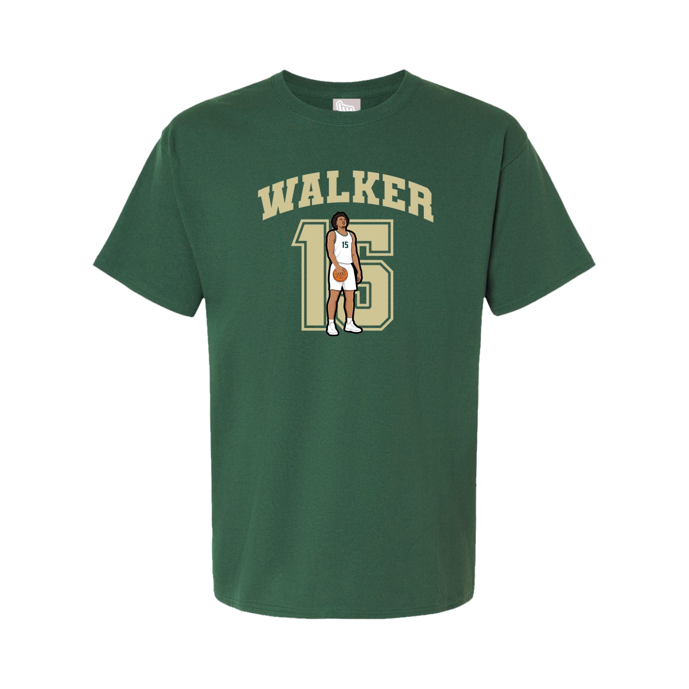 Youth Tee — Number in Green