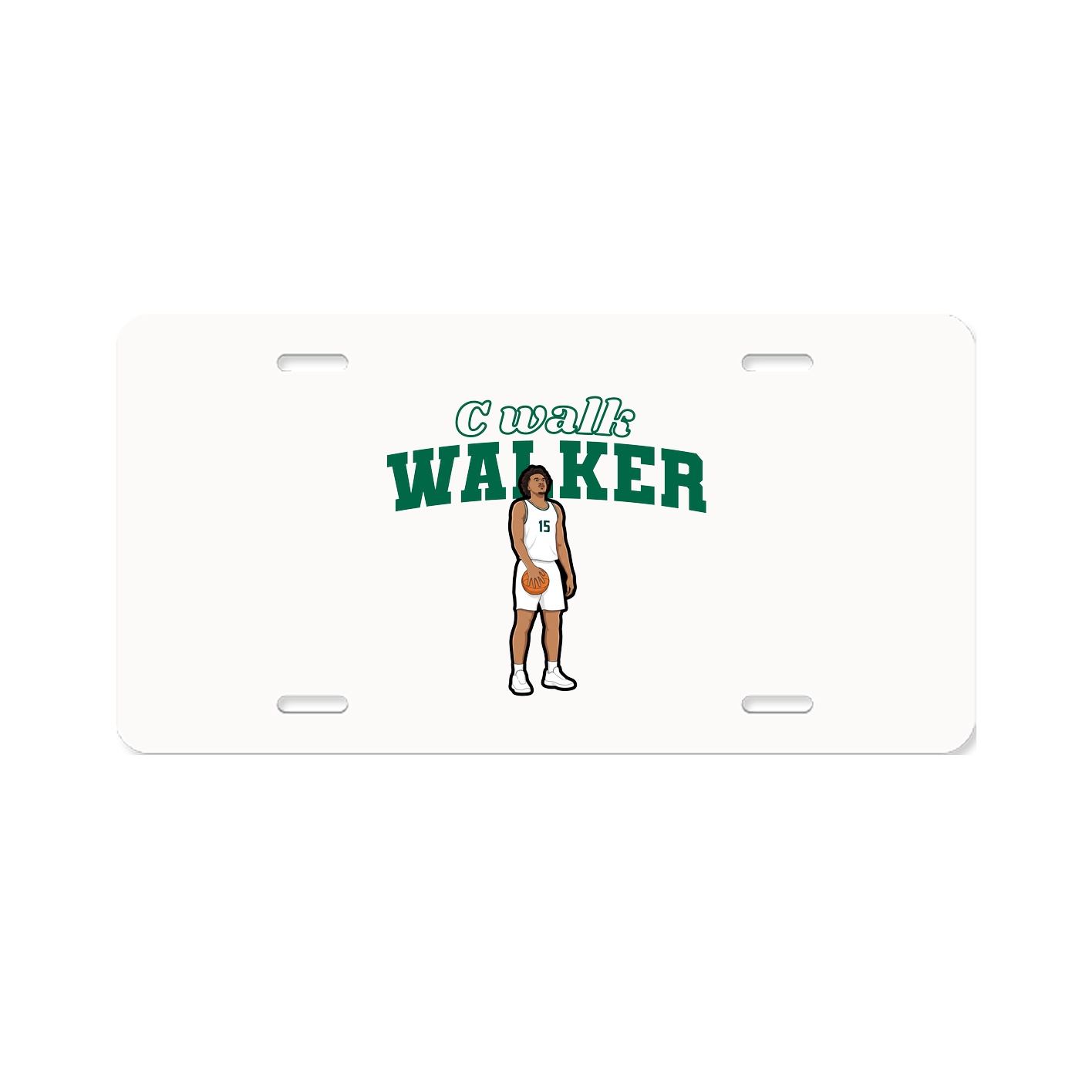 License Plate — Name Arch in Classic