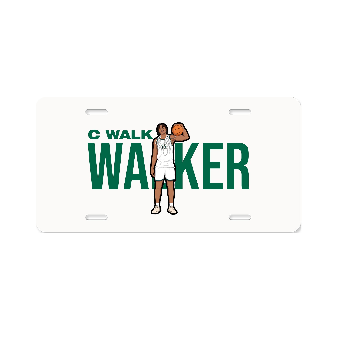 License Plate — Player Name in Classic