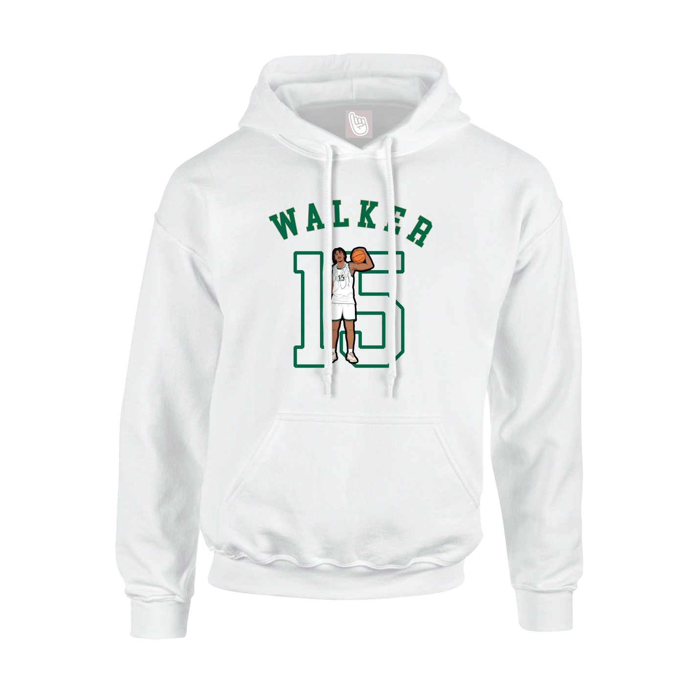 Youth Hoodie — Shirsey Arch in White