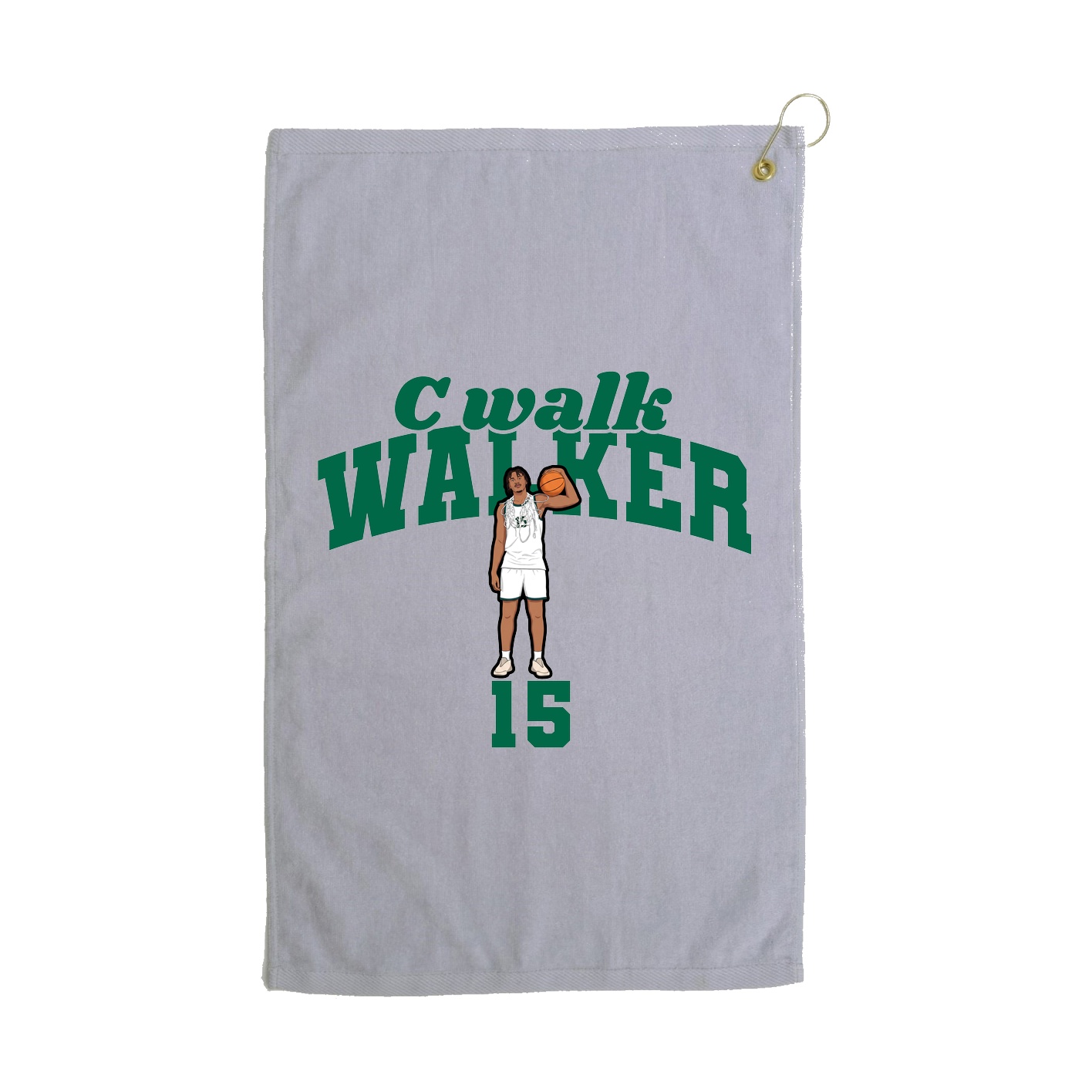 Golf Towel — Signature Arch in Grey