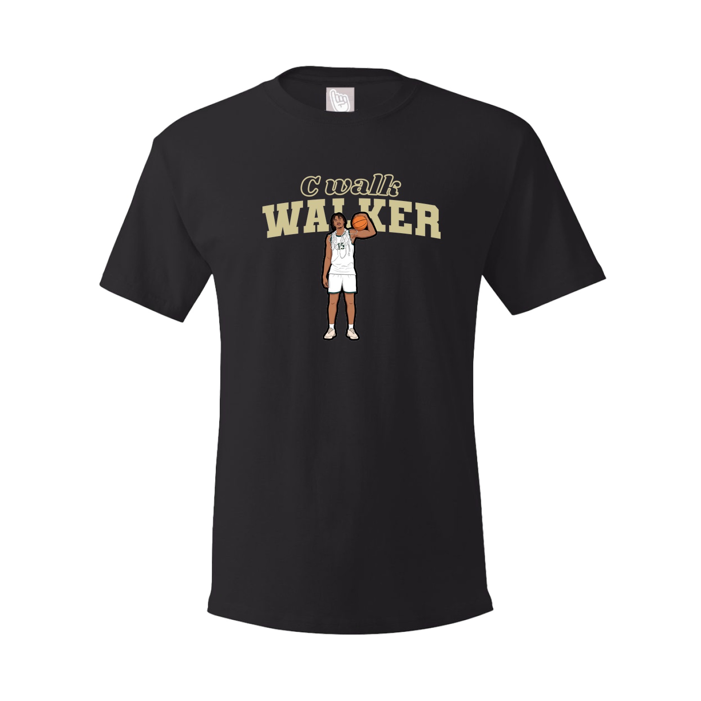 Youth Tee — Name Arch in Black