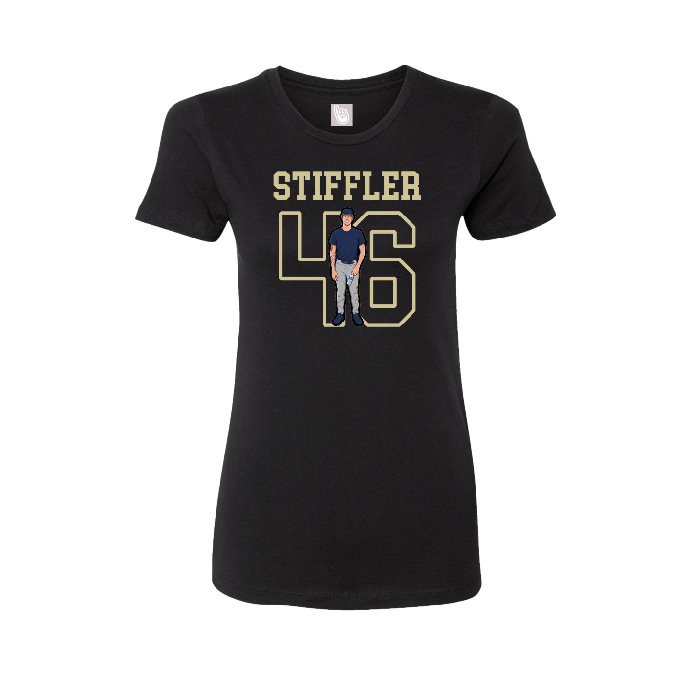 Fitted Women's Tee — Shirsey in Black