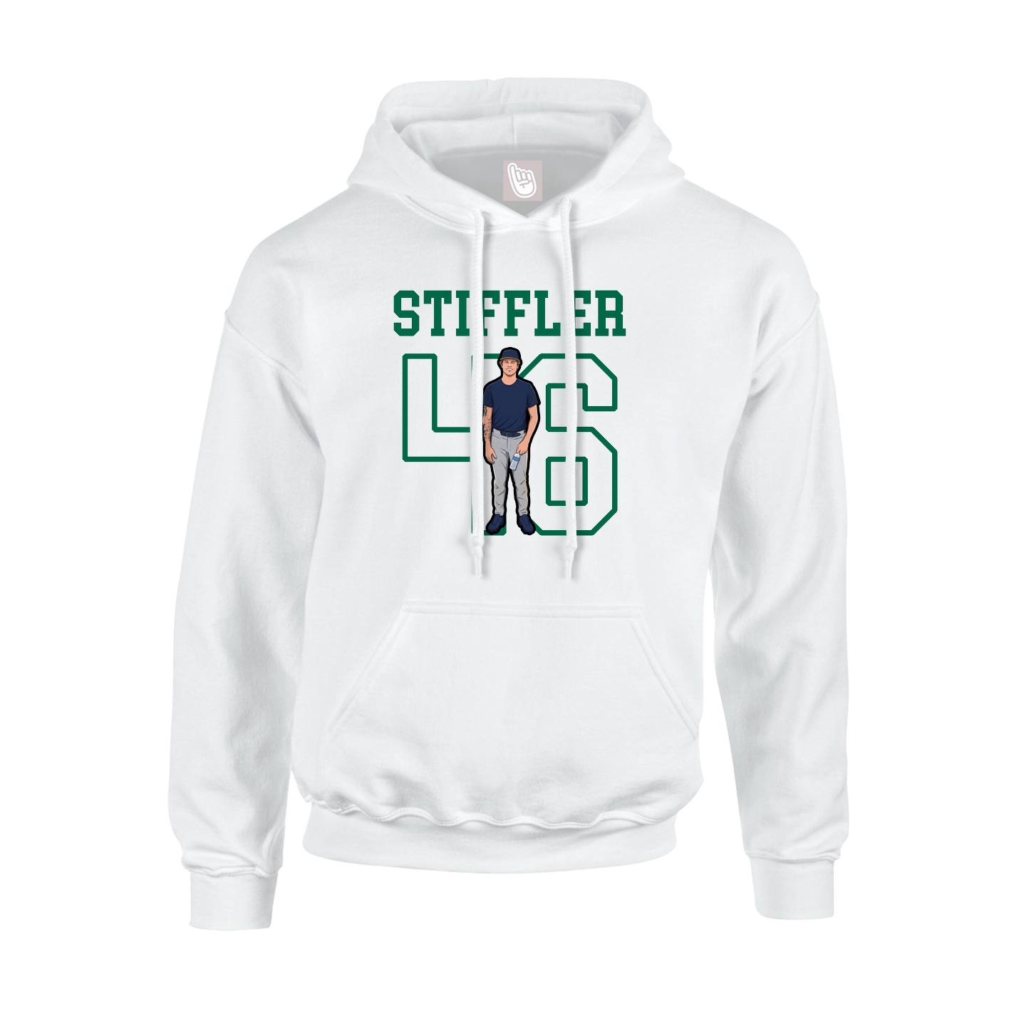 Hoodie — Shirsey in White