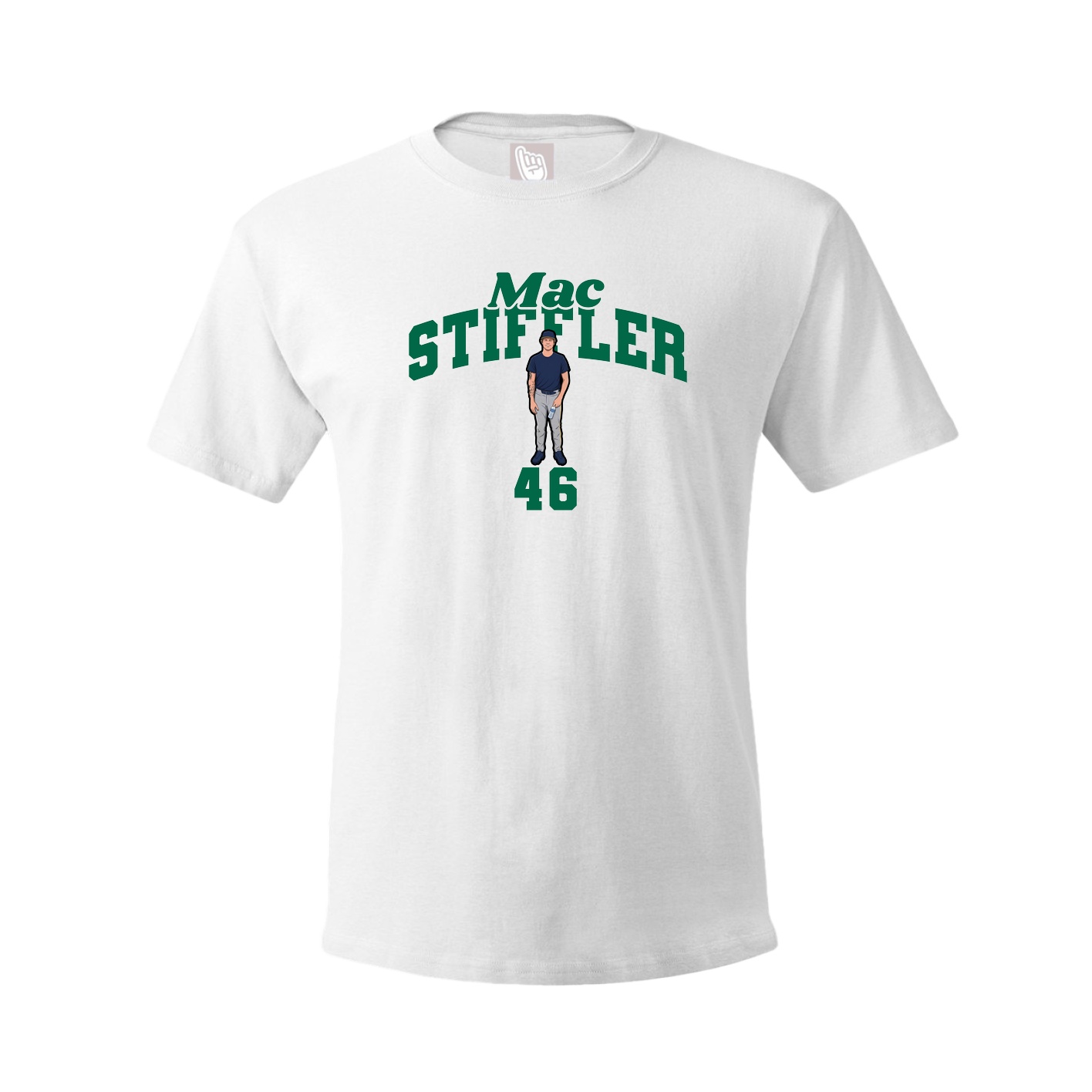 Tee — Signature Arch in White