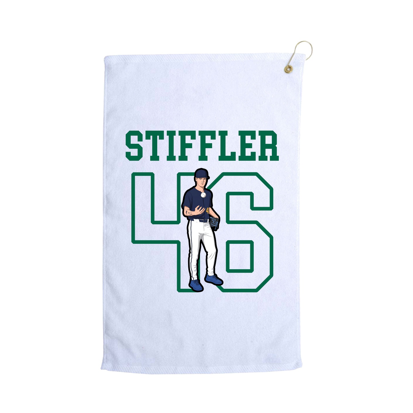 Golf Towel — Shirsey in White