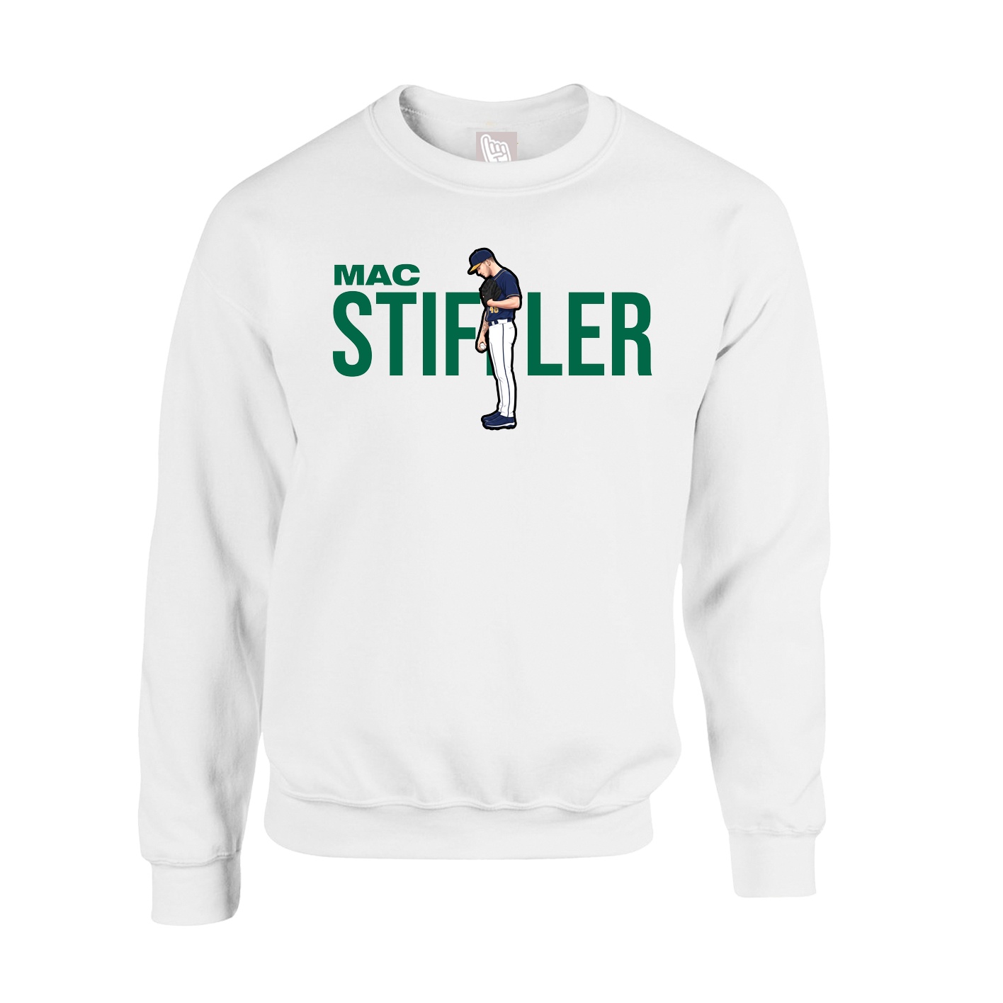 Fleece Crew — Player Name in White