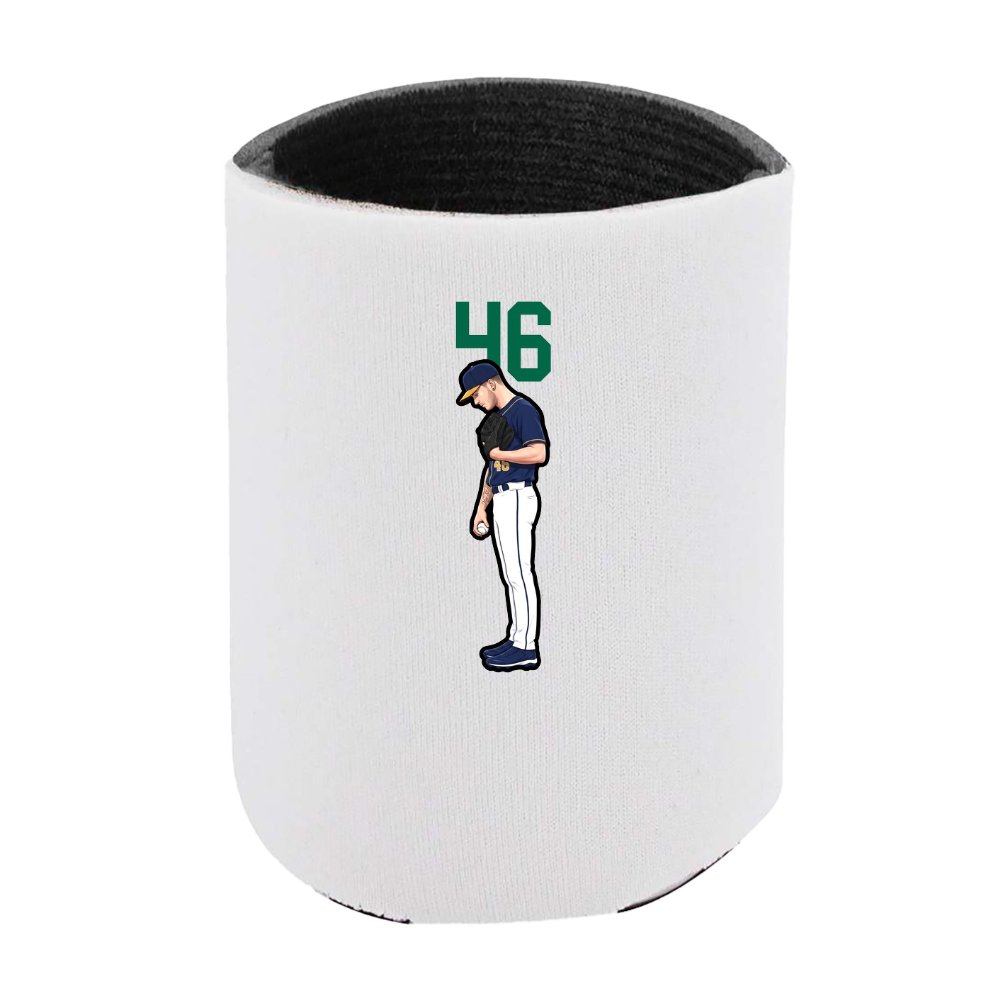 Can Holder — Number Top in White