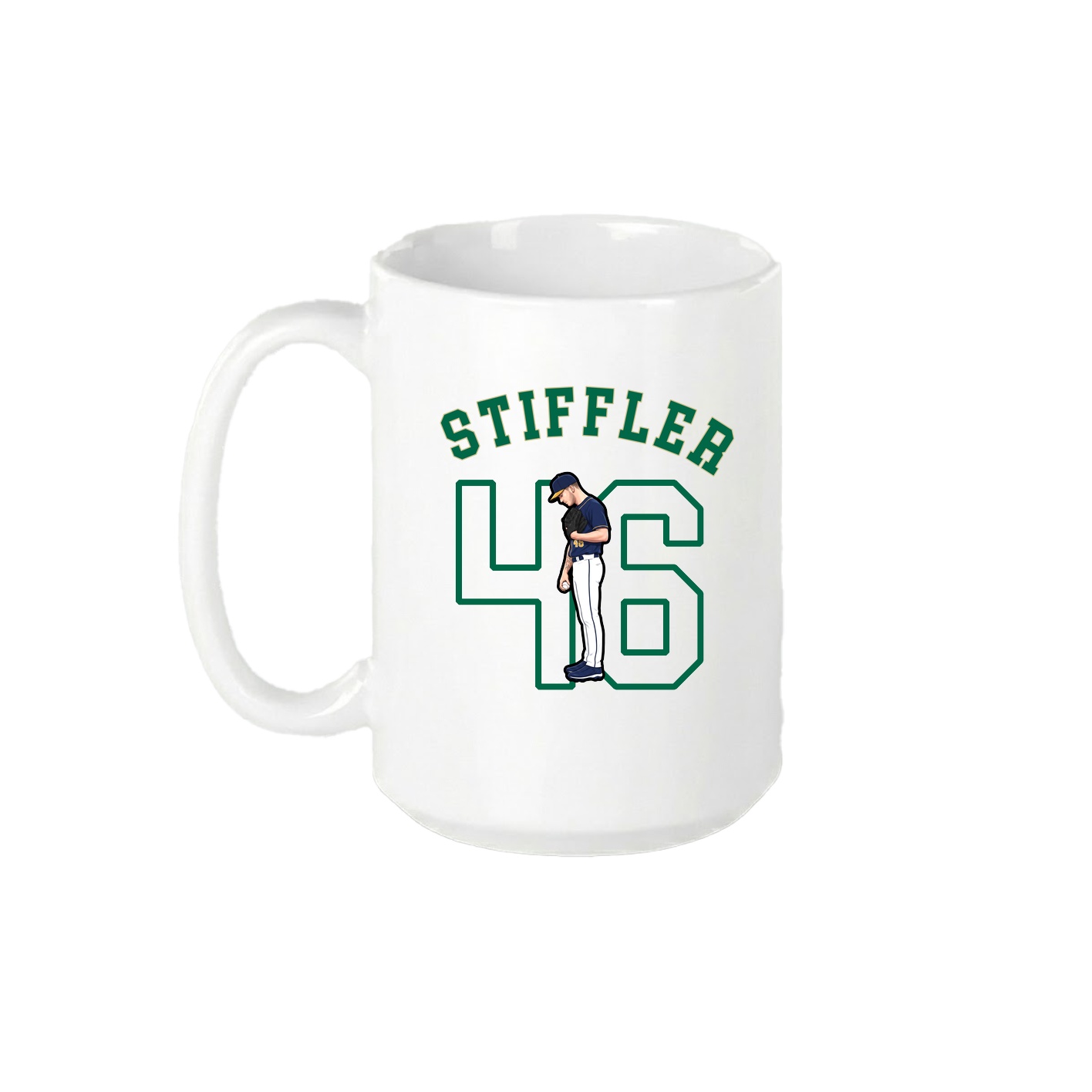 15oz Coffee Mug — Shirsey Arch in White