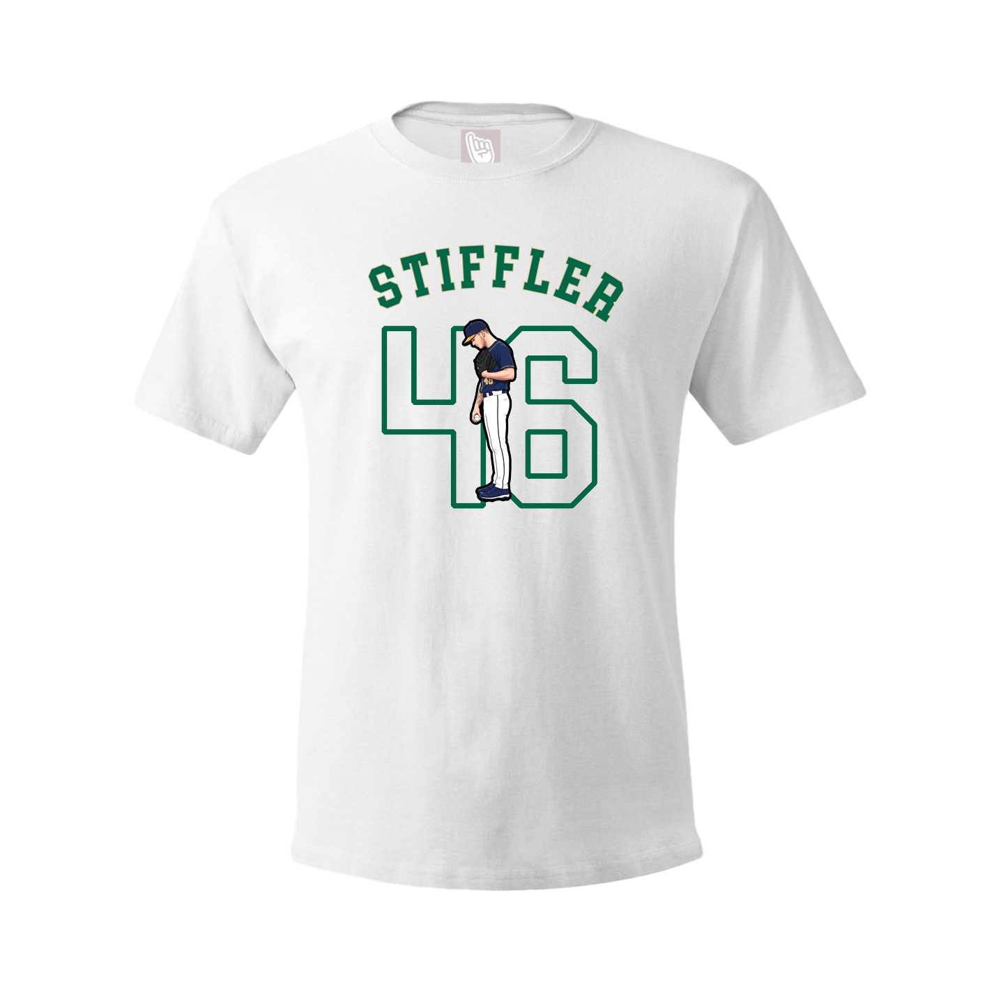 Youth Tee — Shirsey Arch in White