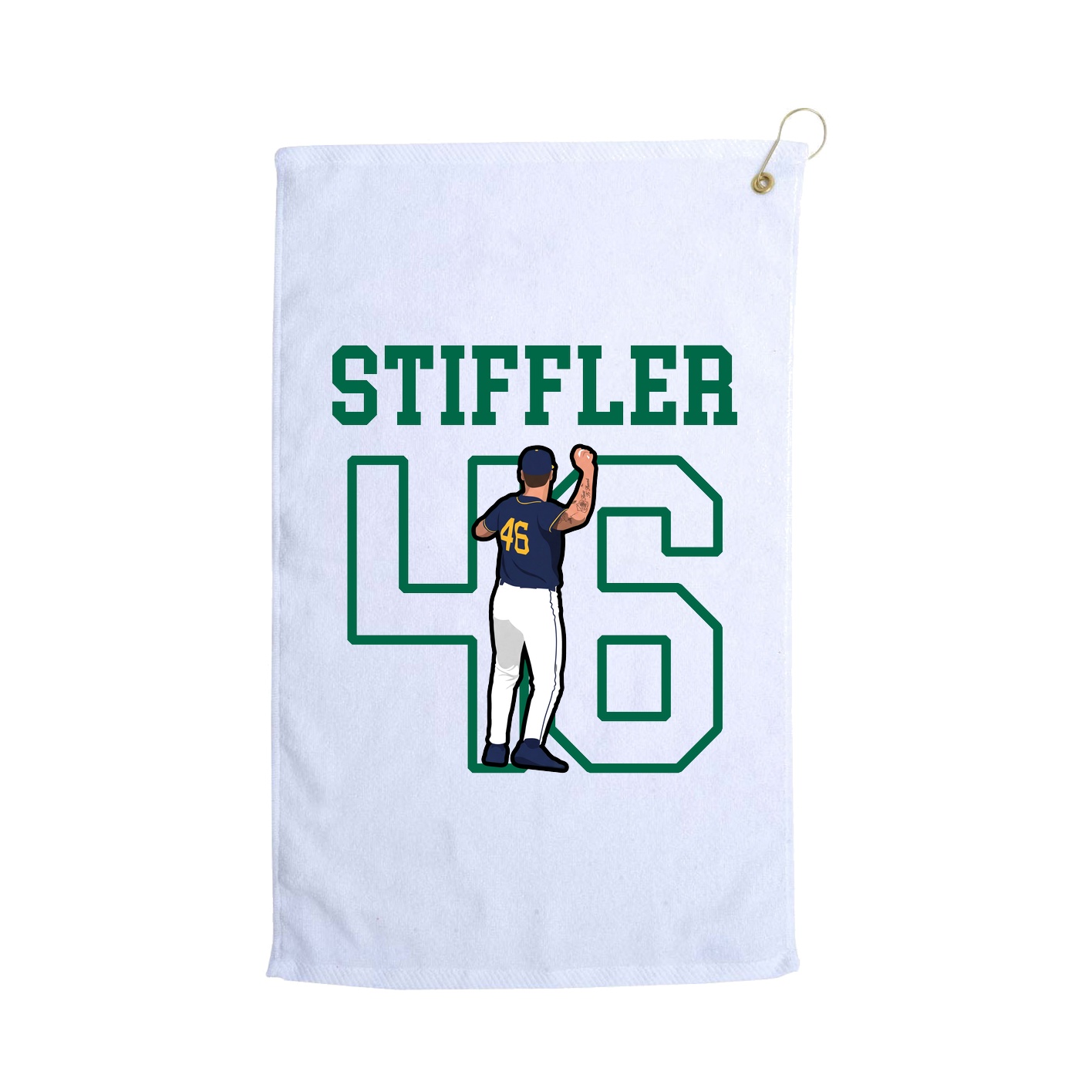 Golf Towel — Shirsey in White