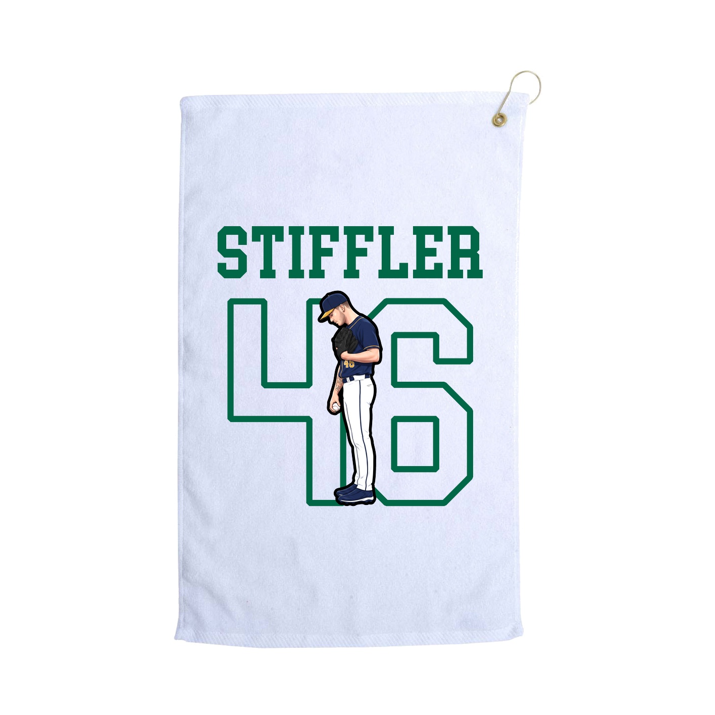Golf Towel — Shirsey in White