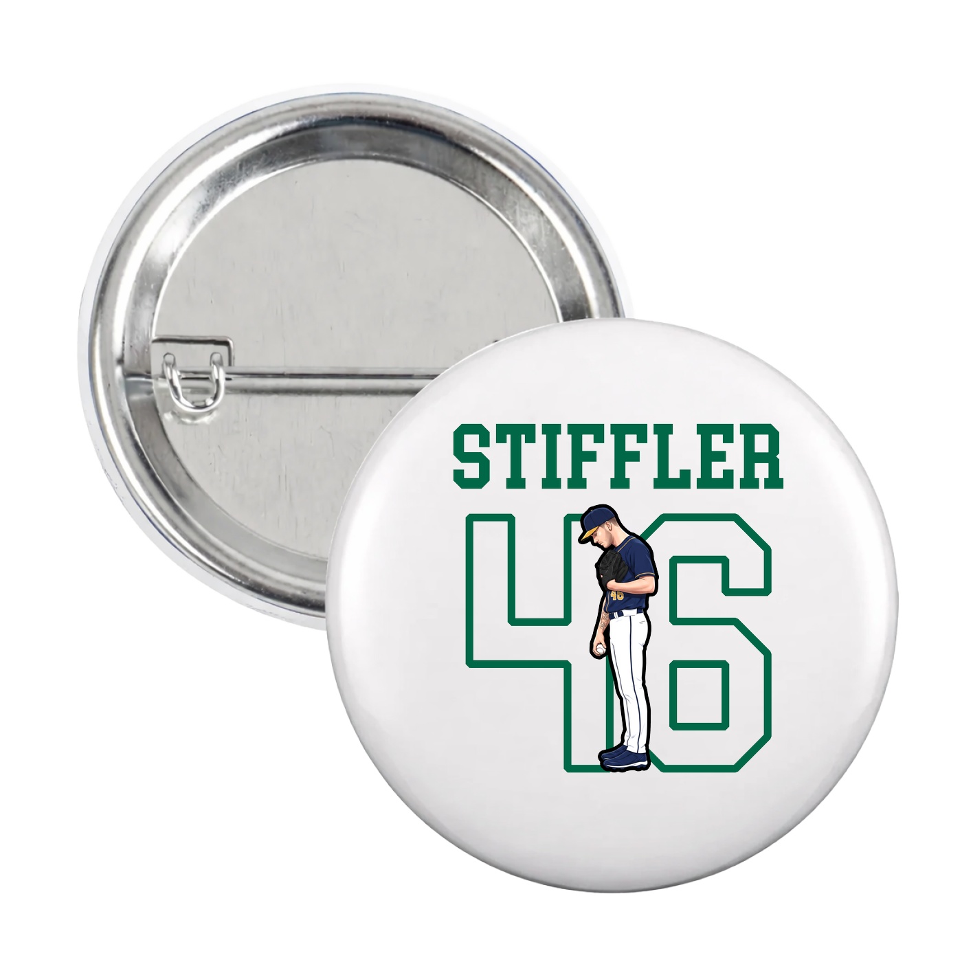 Game Day Button — Shirsey in White