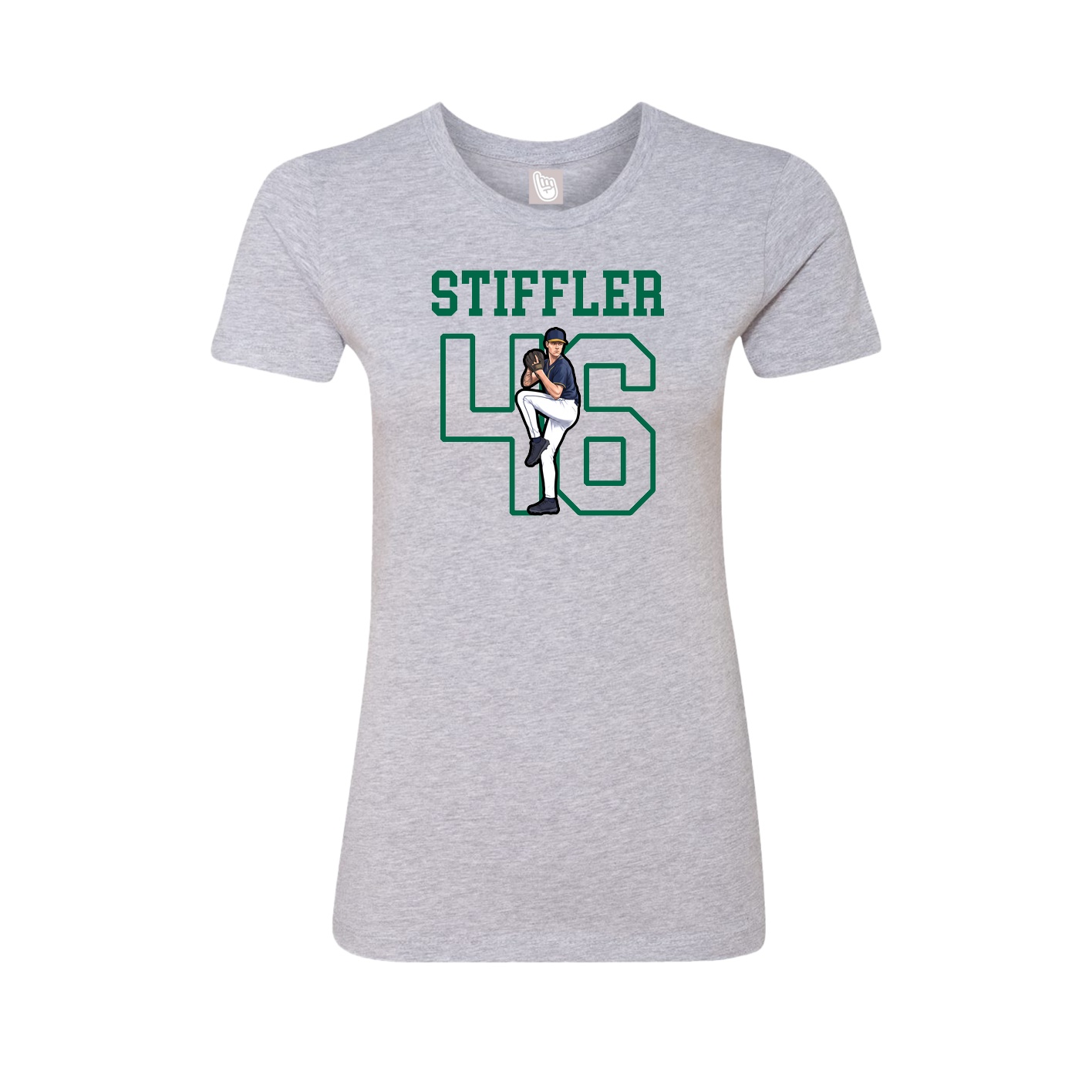 Fitted Women's Tee — Shirsey in Grey