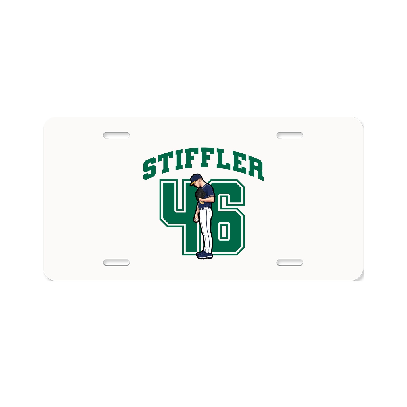 License Plate — Number in Classic