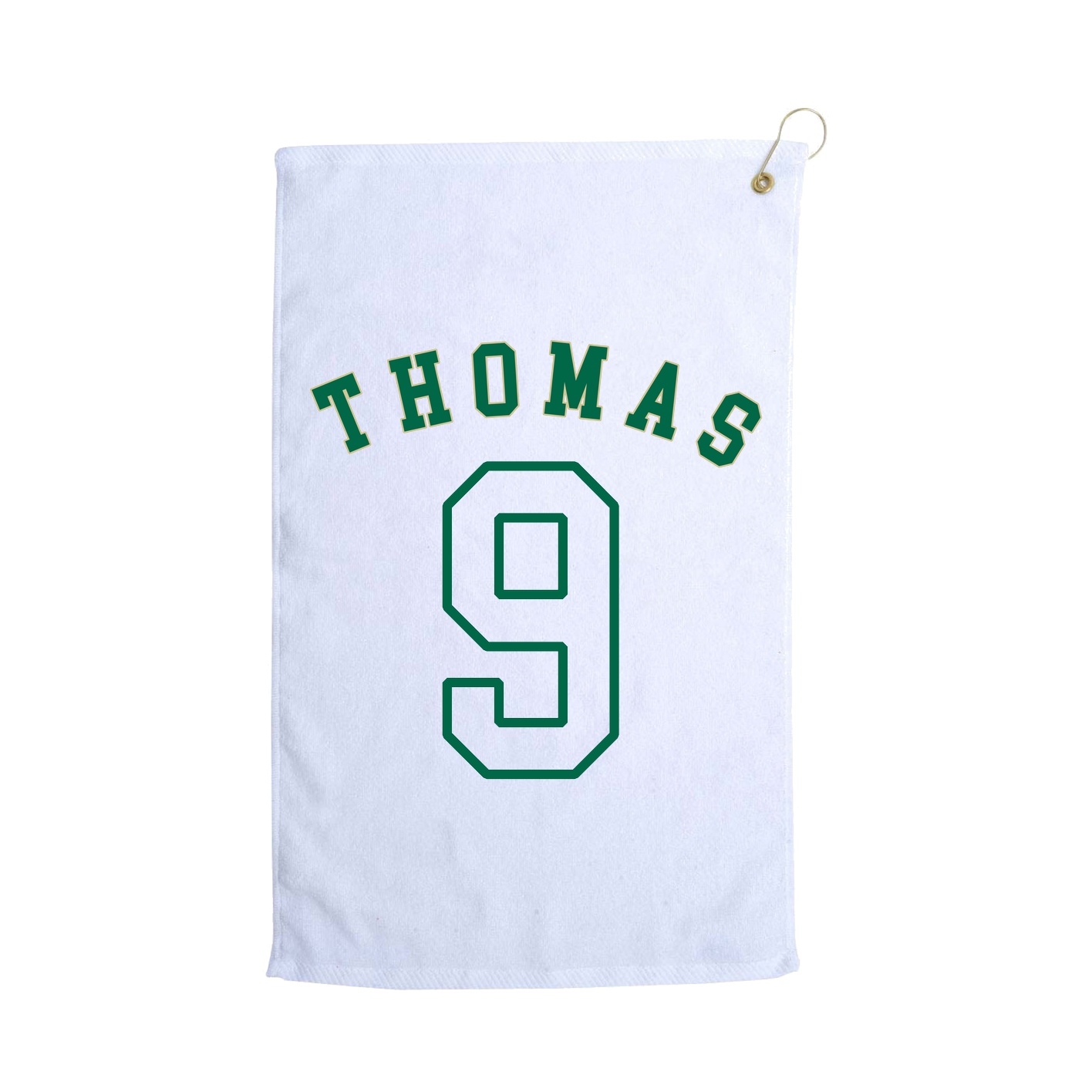 Golf Towel — Shirsey Arch in White