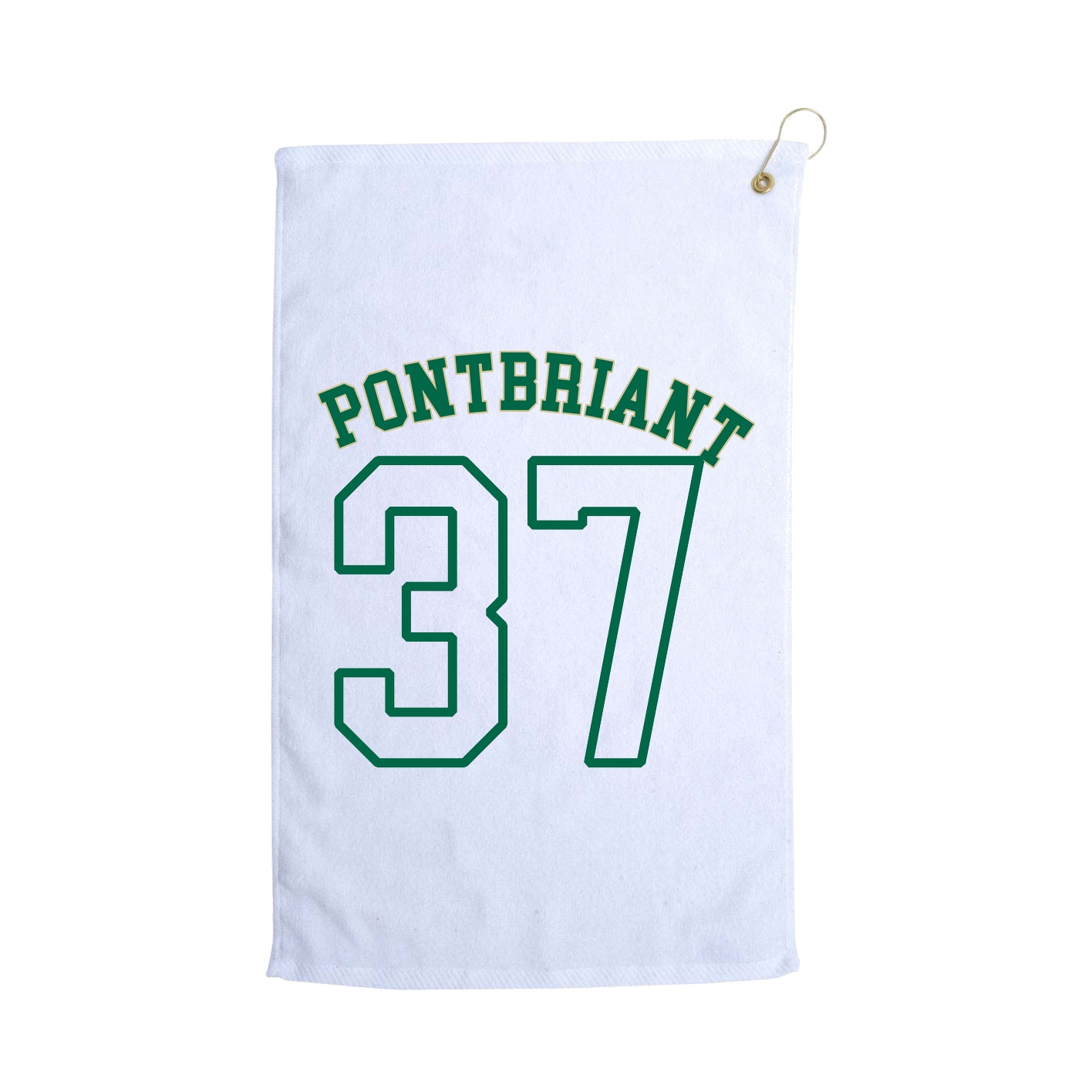 Golf Towel — Shirsey Arch in White